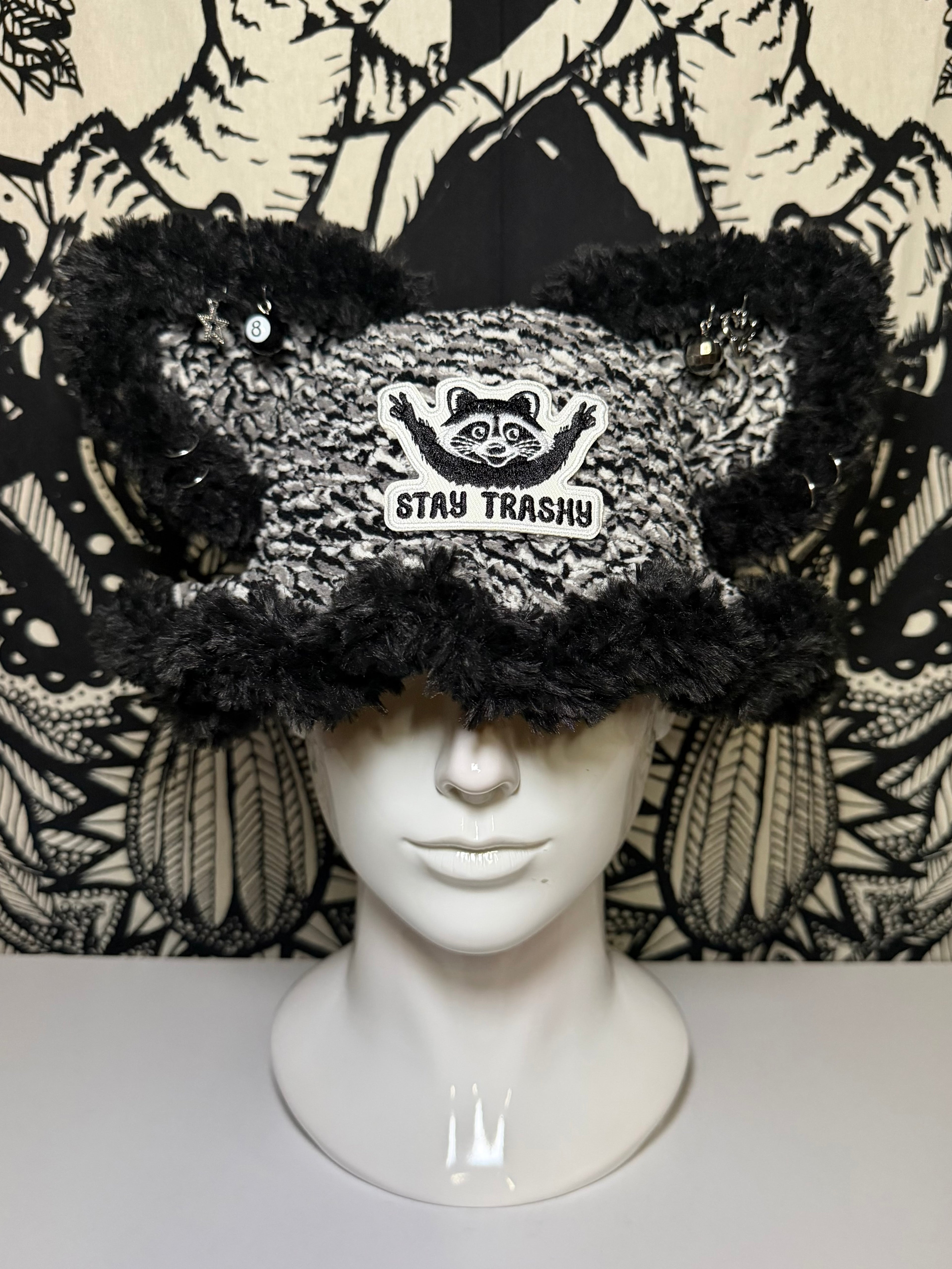 Stay Trashy Racoon Hat