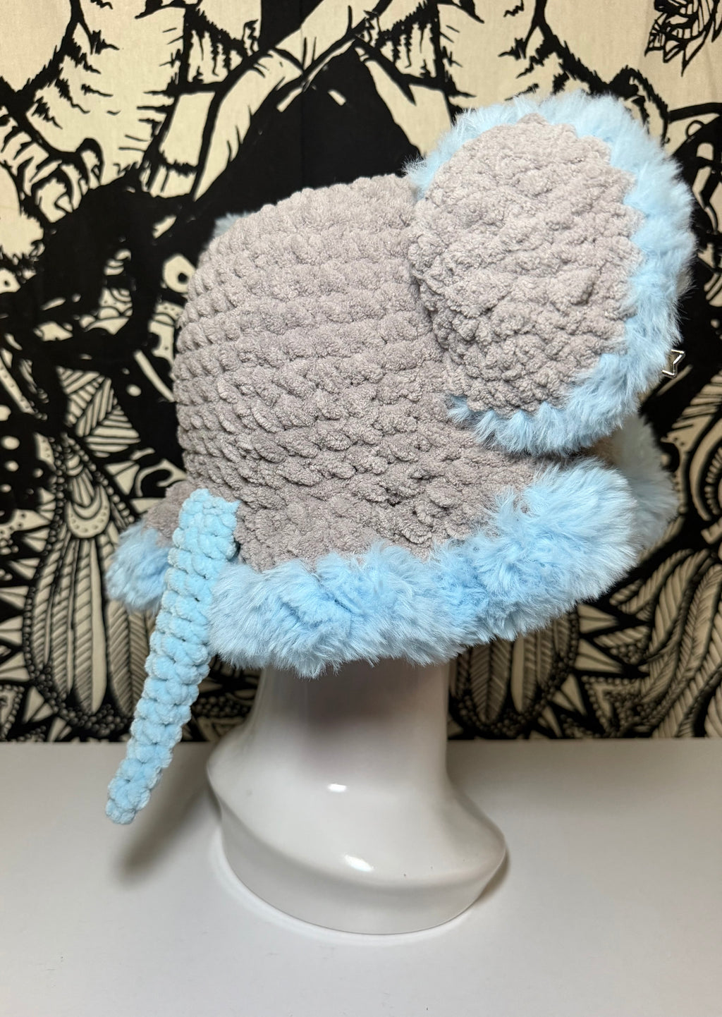 Blue/Grey Riddim Rat Hat