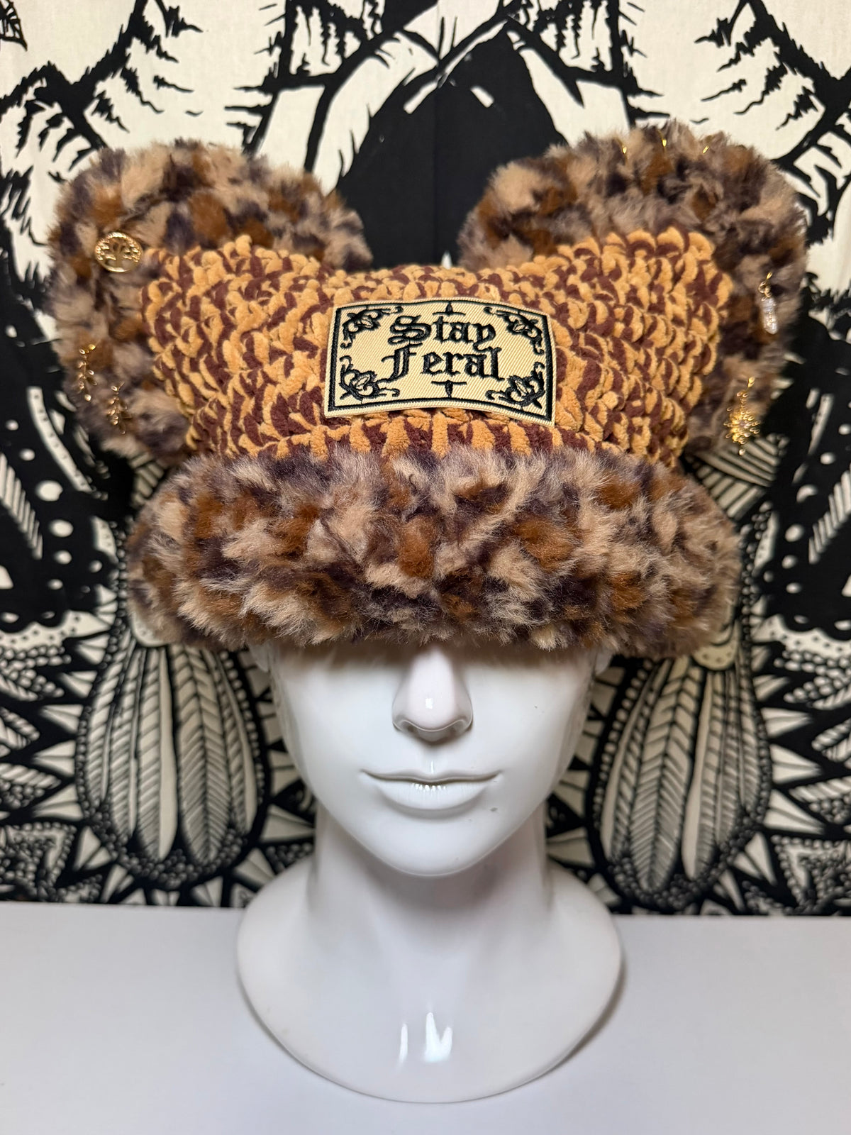Stay Feral Cat Beanie
