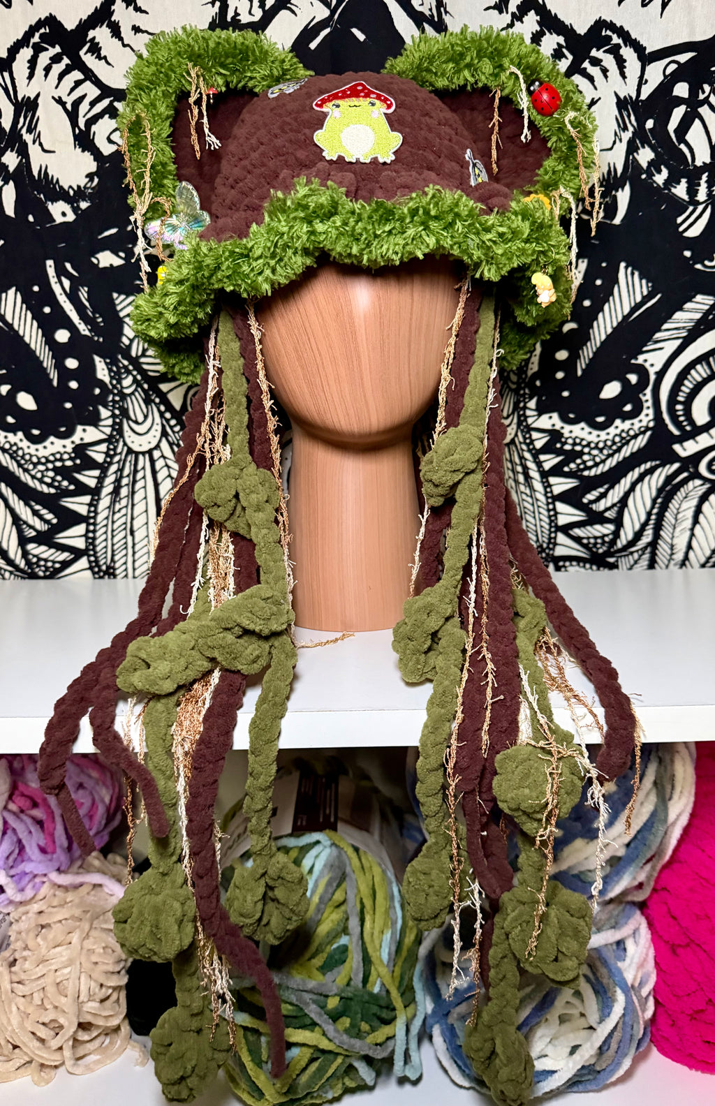 Mushy Frog Forest Hat