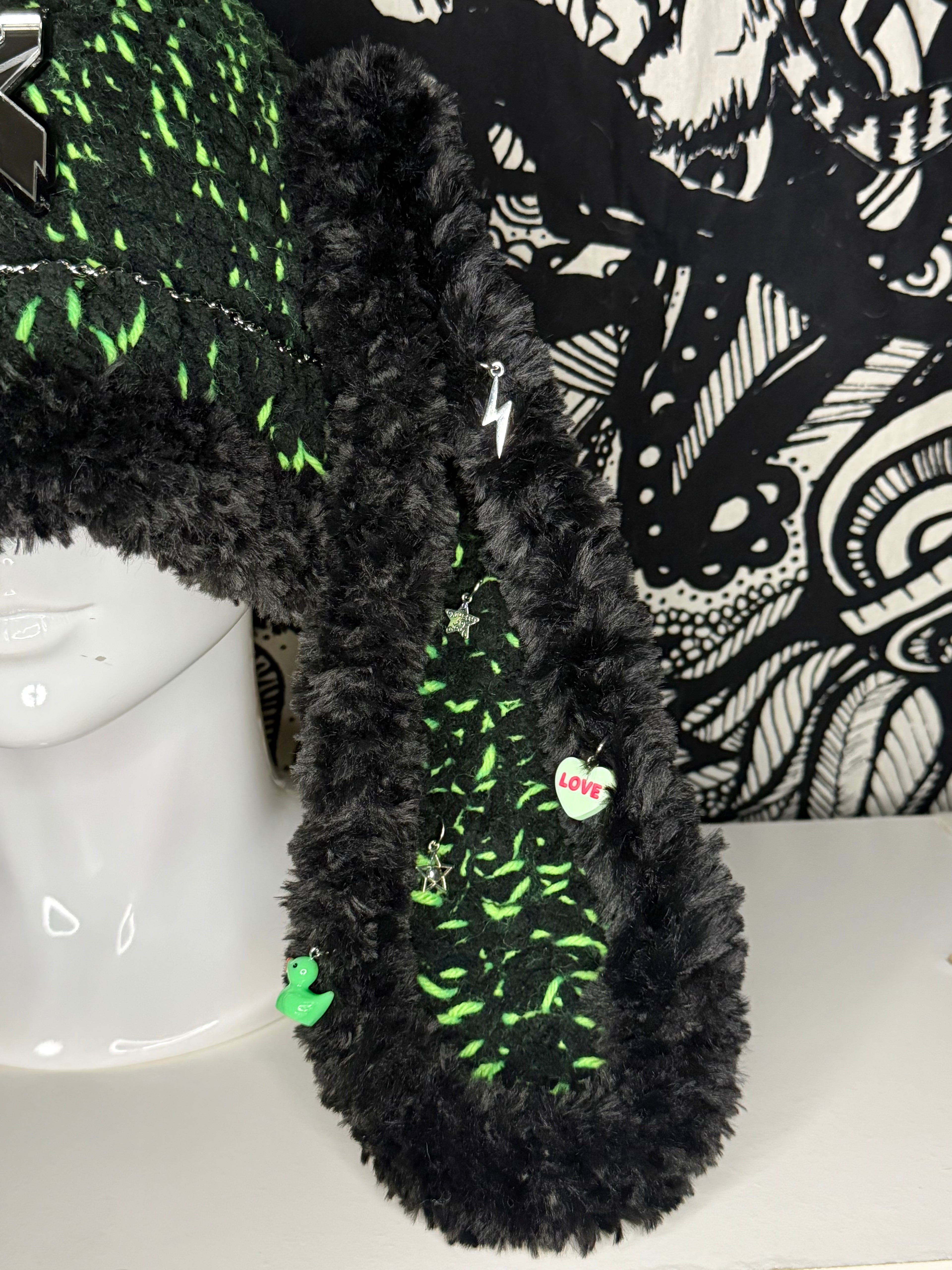 Excision Neon Black Bunny Bucket Hat