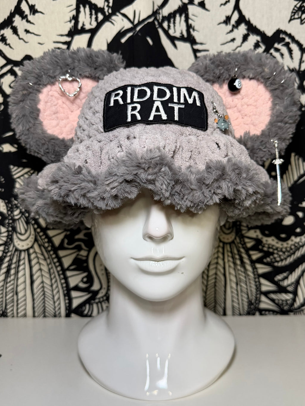 Riddim Rat Stash Ears Bucket Hat