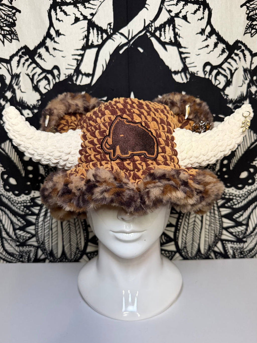 Animal Fur Wooli Hat