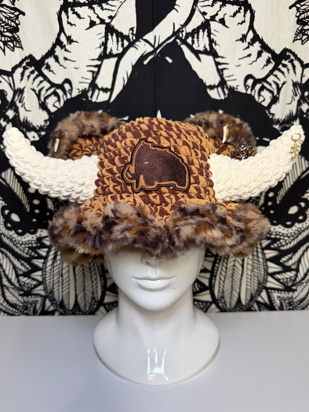 Animal Fur Wooli Hat