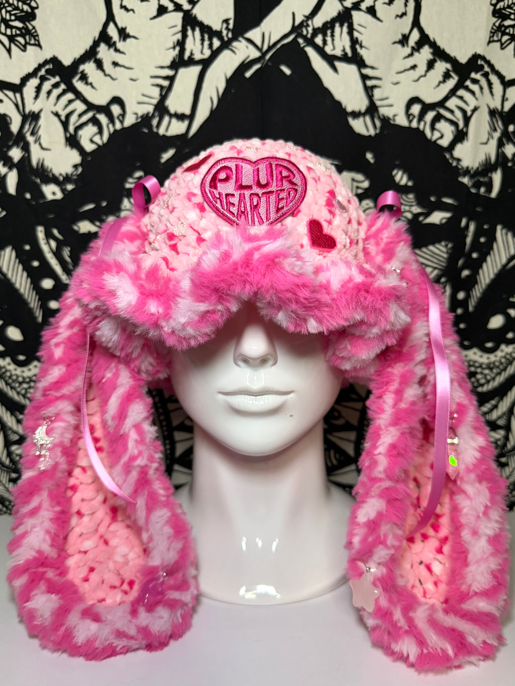 PLUR Hearted Bunny Hat