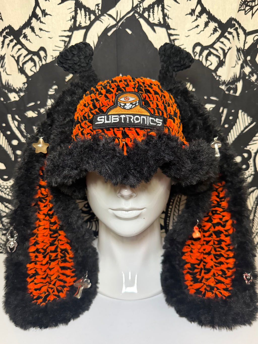 Cyclops Orange Bunny Hat