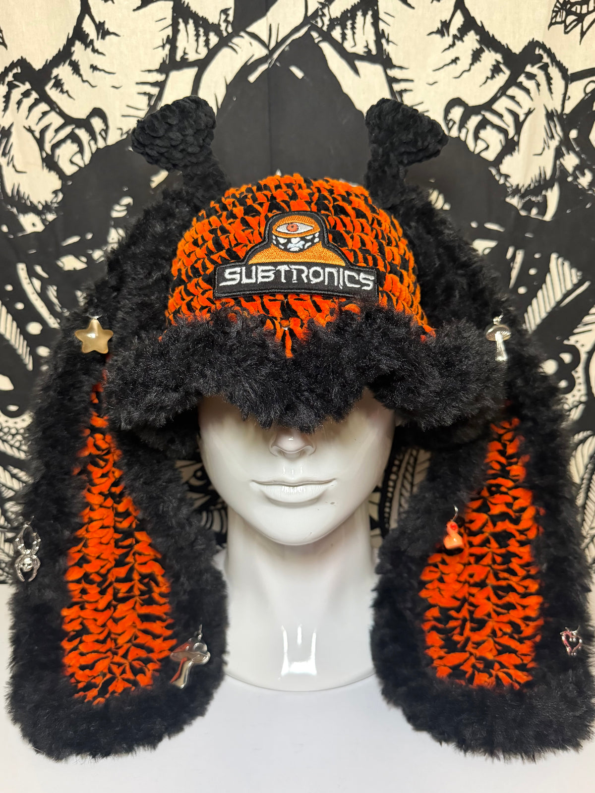 Cyclops Orange Bunny Hat