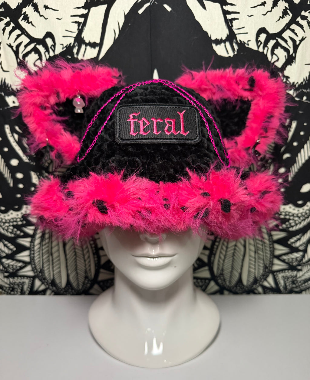 Hottie Pink Feral Hat