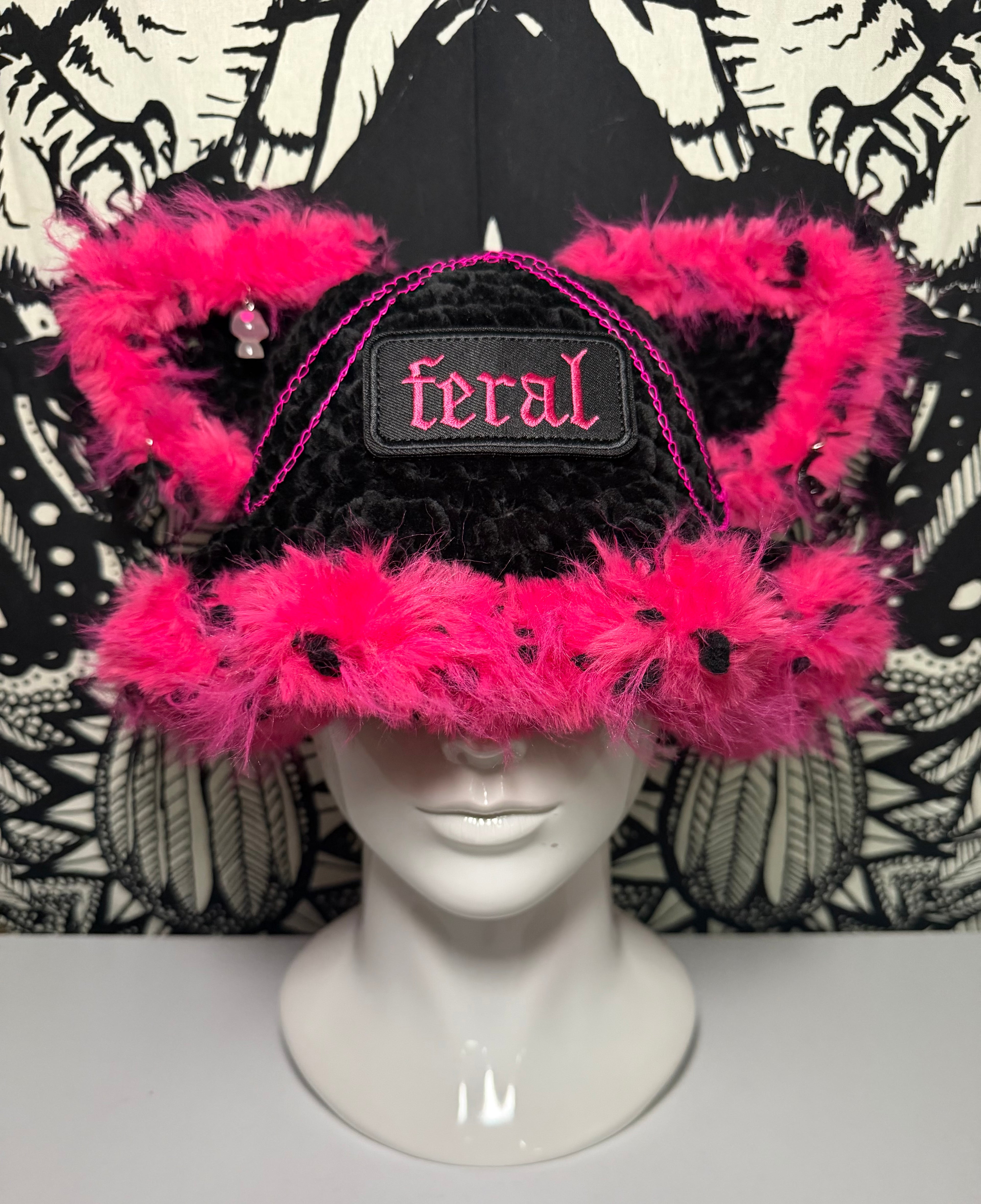 Hottie Pink Feral Hat