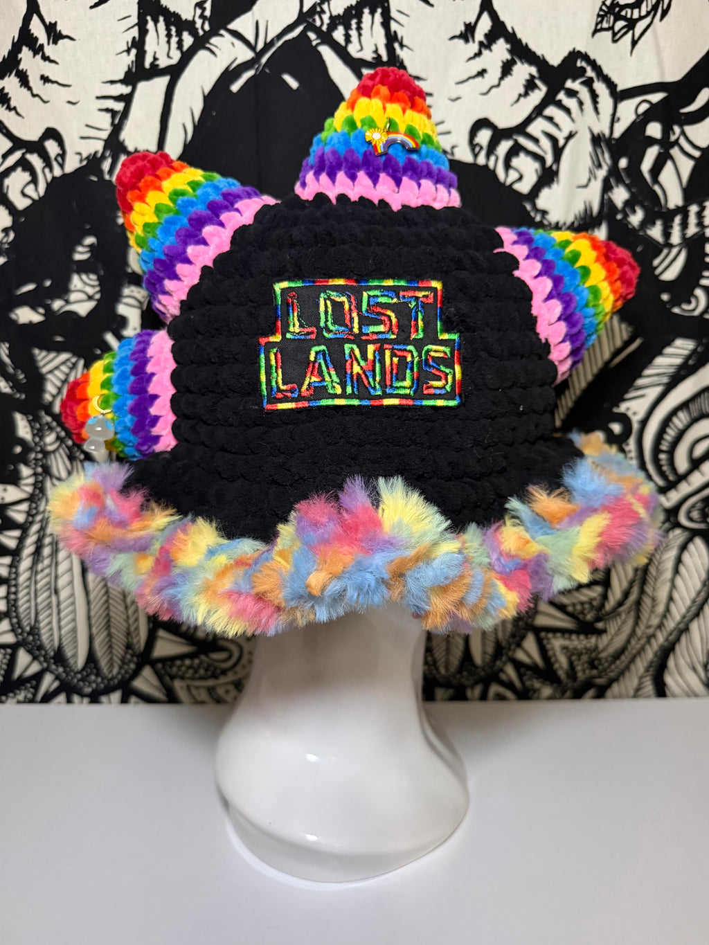 Rainbow LL/X Dino Hat