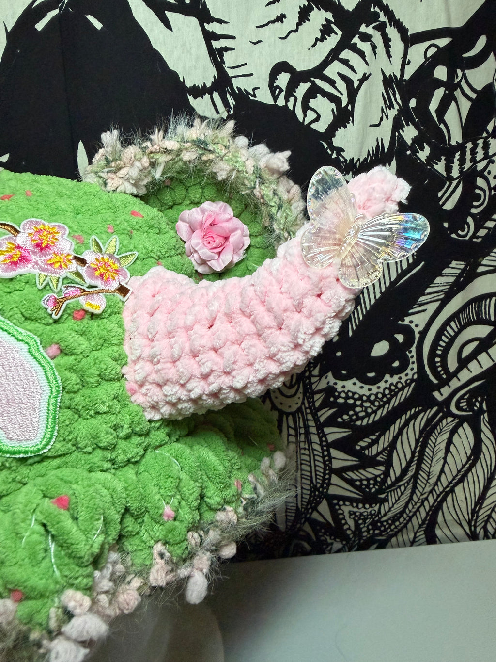 Cherry Blossom Wooli Hat