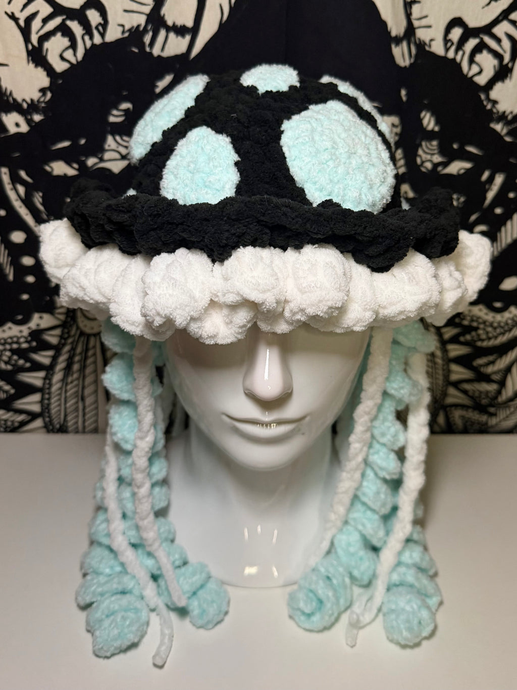 Glow in the Dark Mushy Jelly Hat