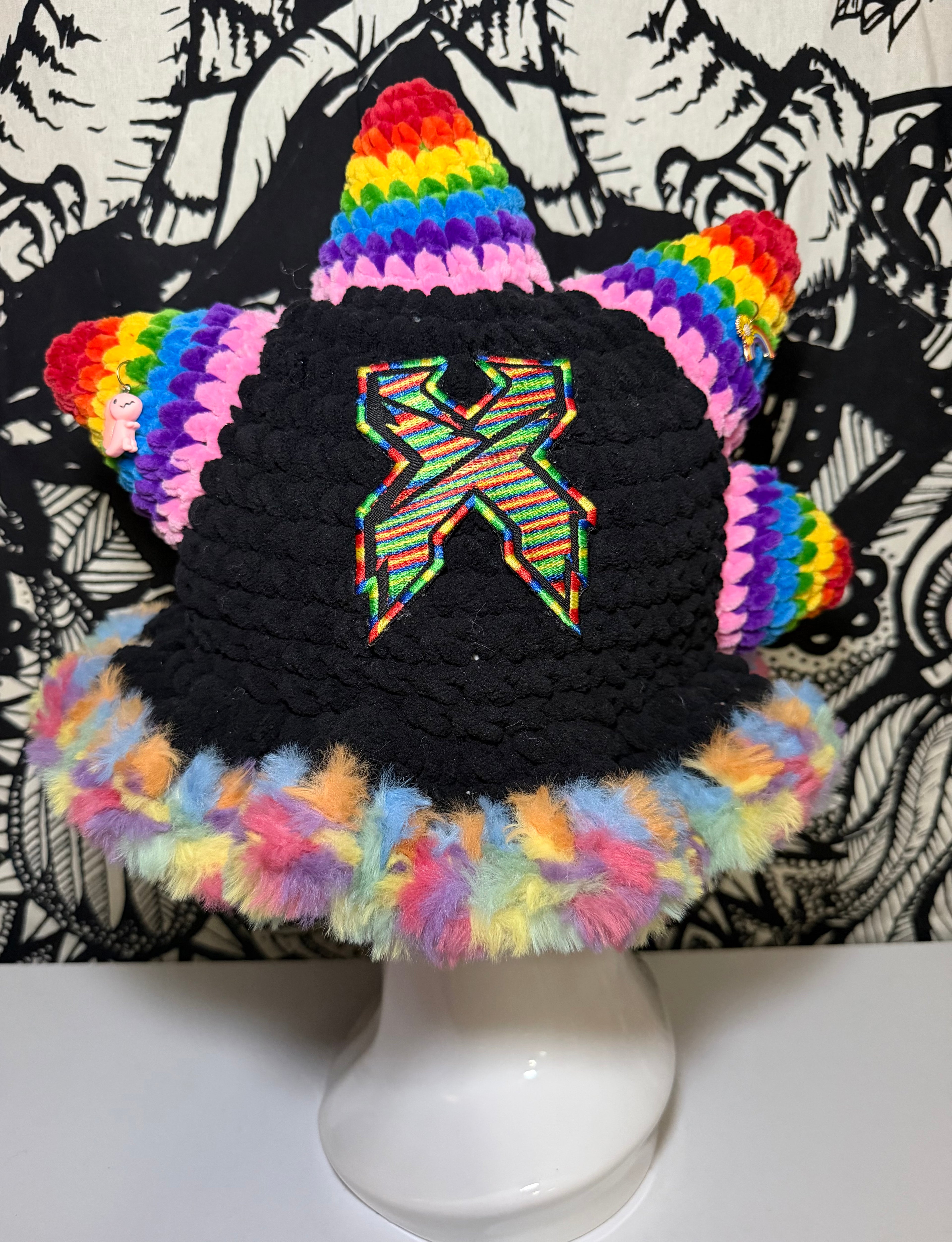 Rainbow LL/X Dino Hat