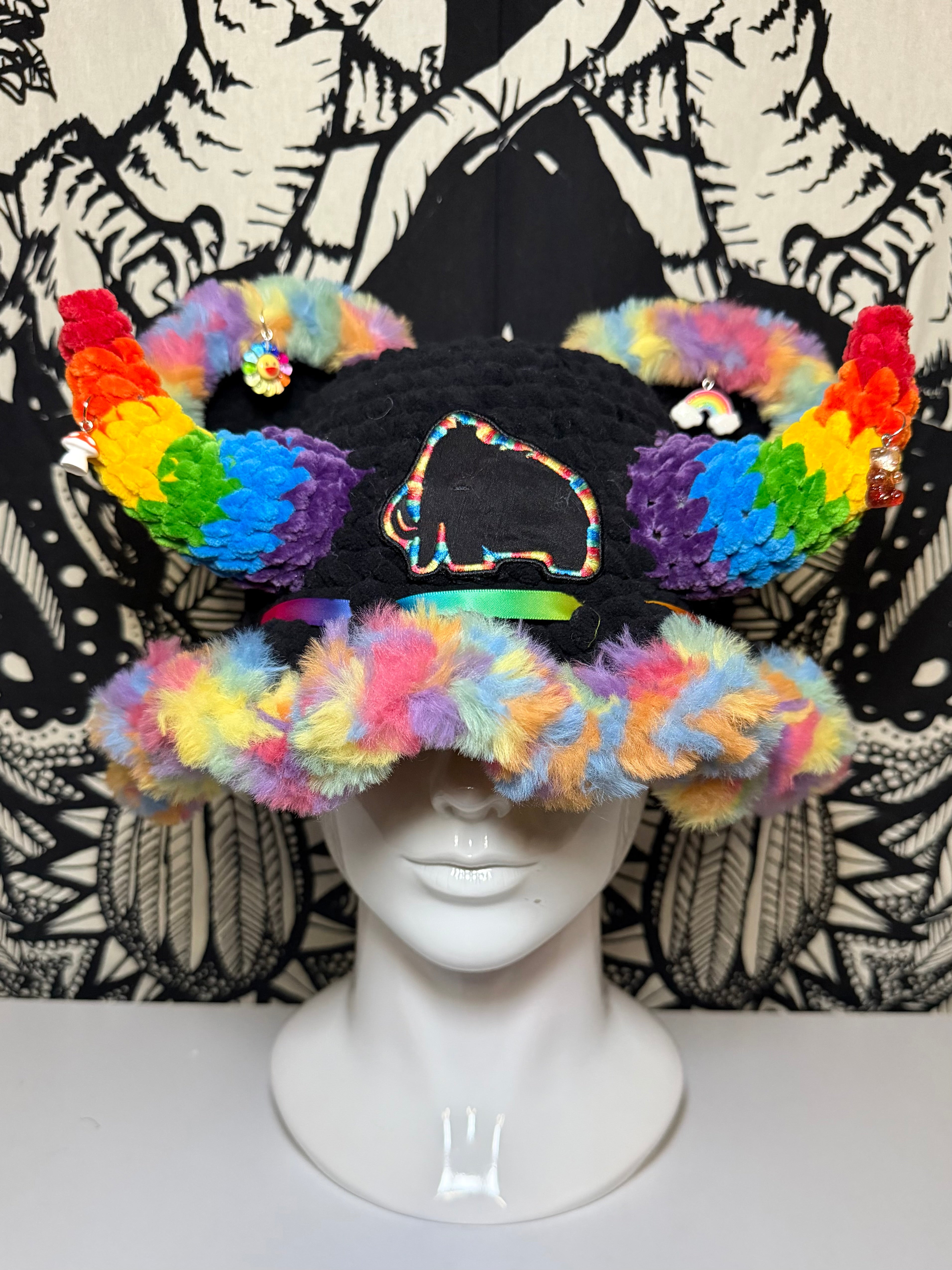 Rainbow Wooli Hat