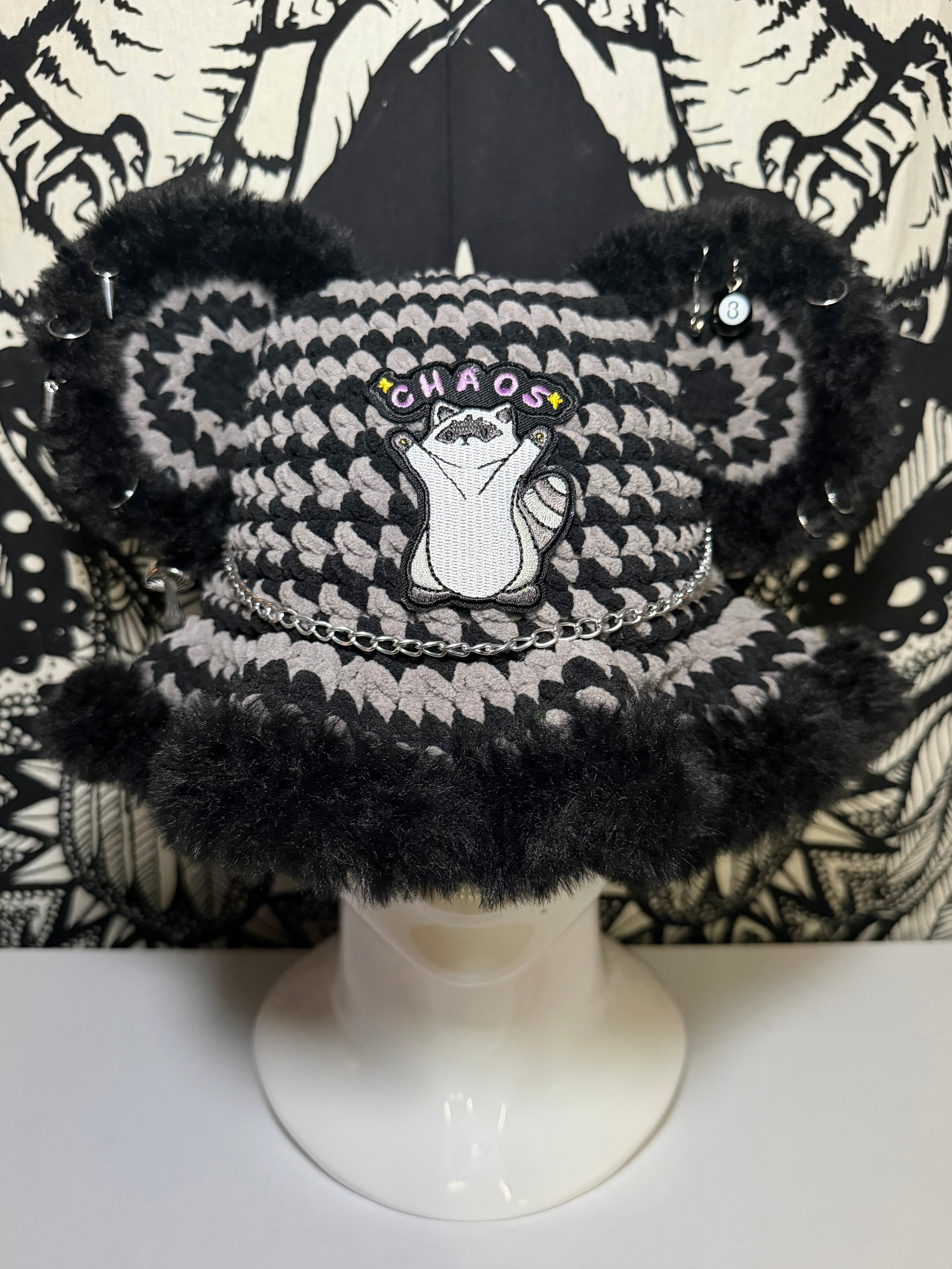 Chaos Racoon Bucket Hat