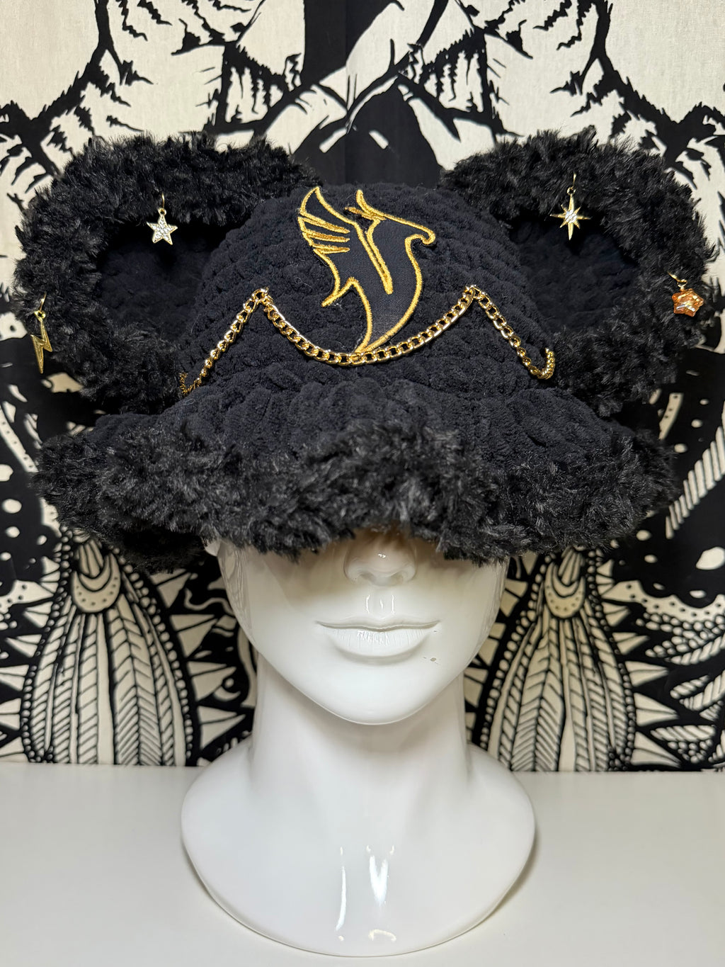 Illenium Black and Gold Bucket Hat