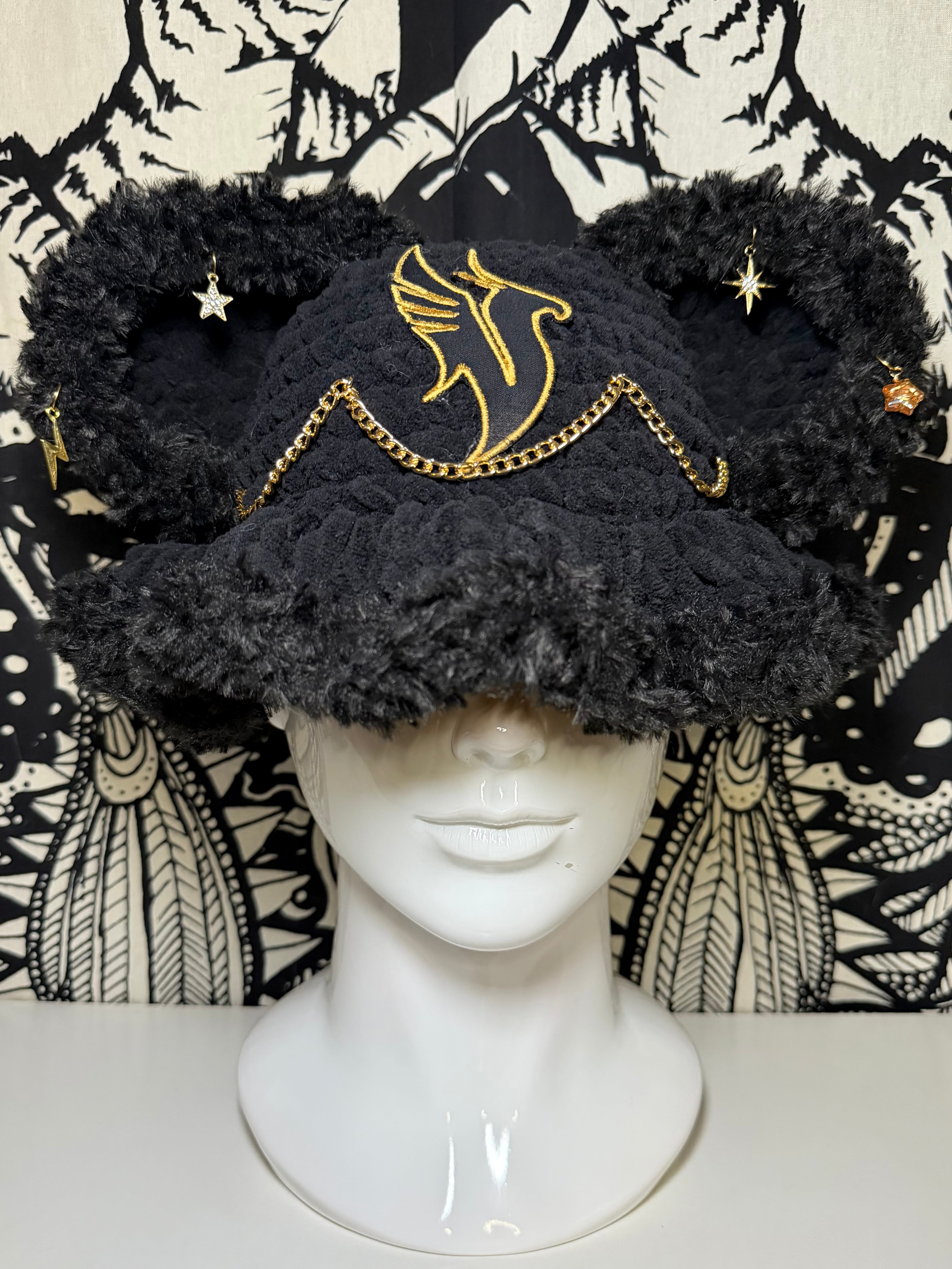 Illenium Black and Gold Bucket Hat