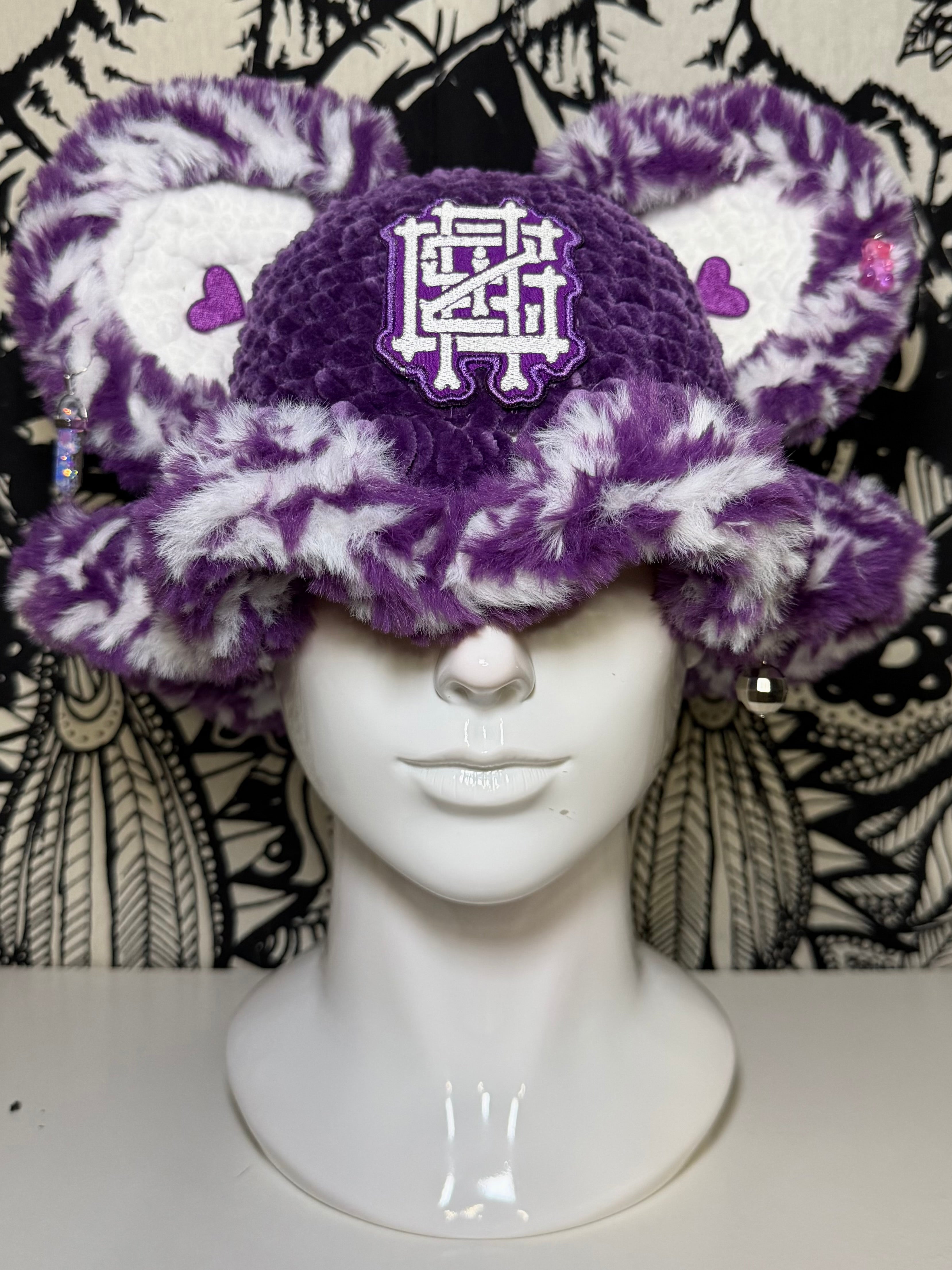 Griz Bear Stash Ears Bucket Hat