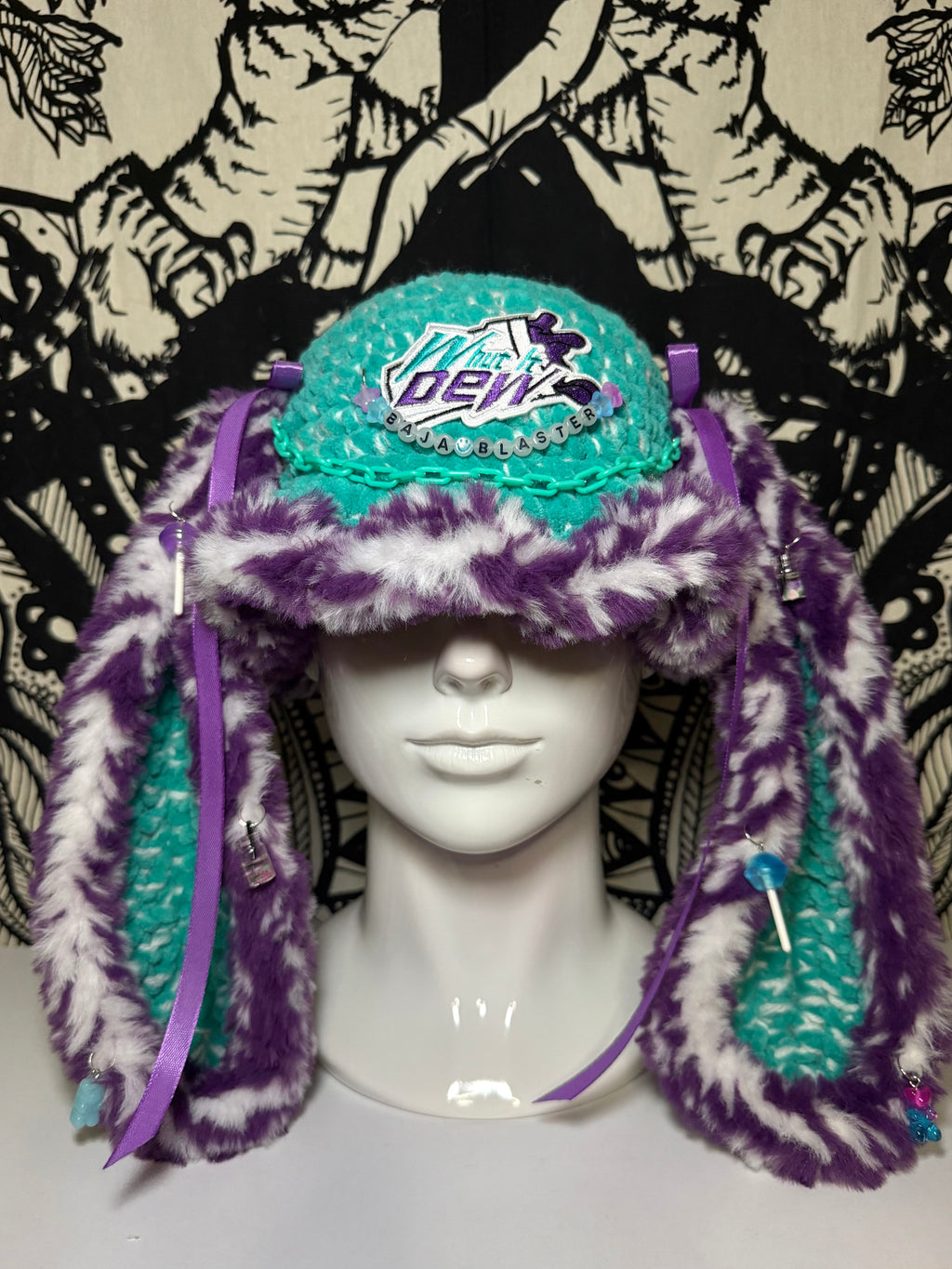 What It Dew Mtn Dew Bunny Hat