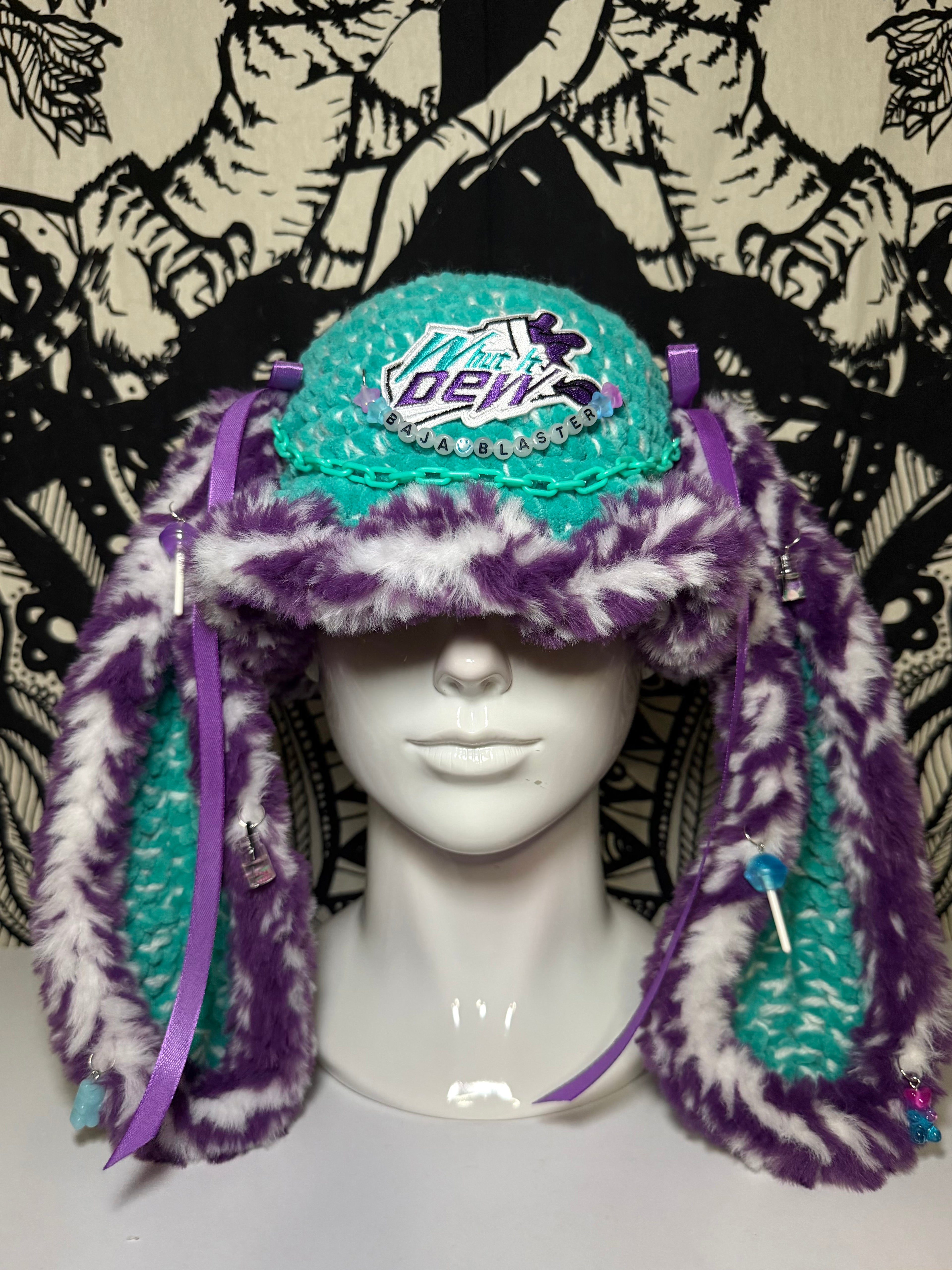 What It Dew Mtn Dew Bunny Hat
