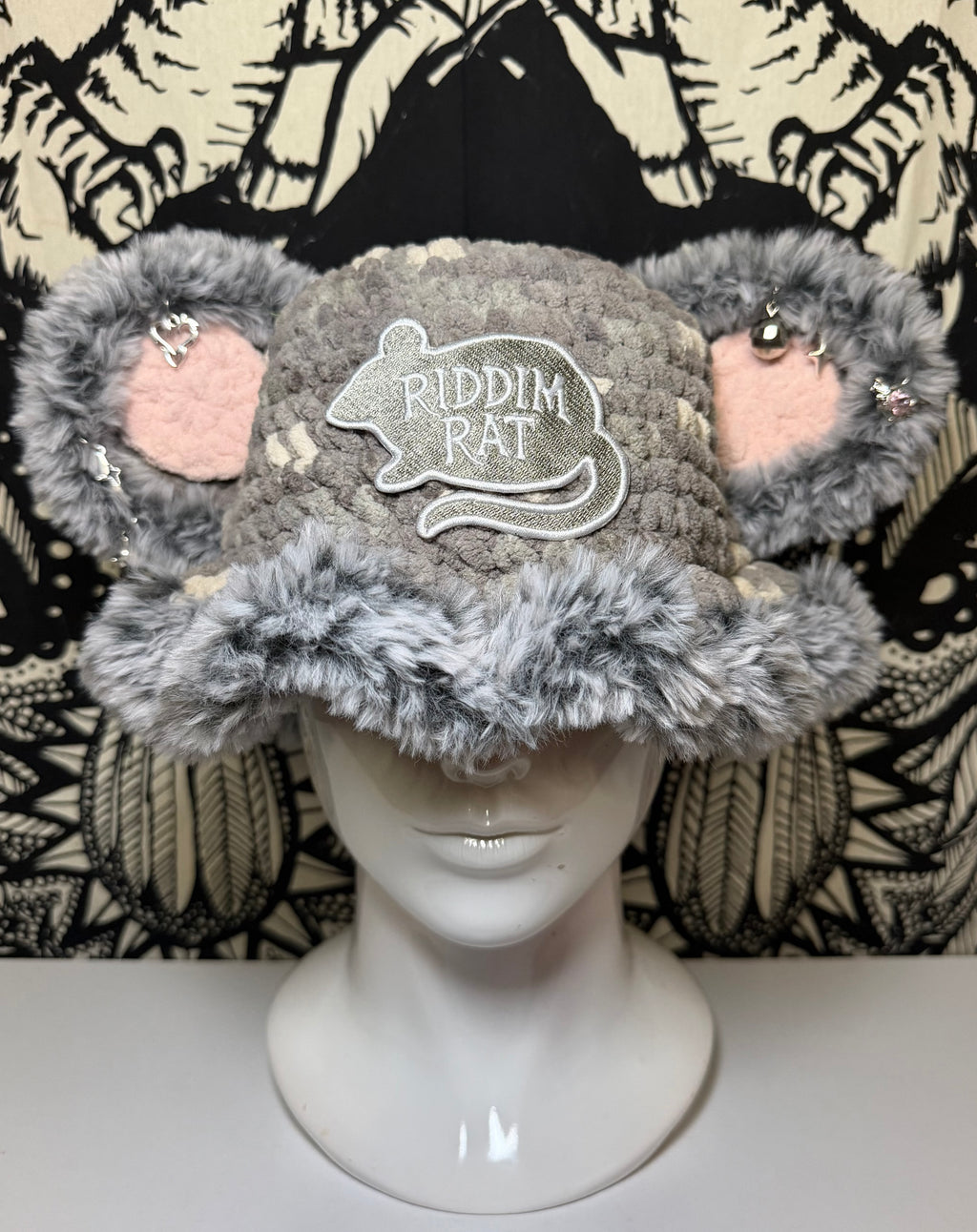 Grey Riddim Rat Hat