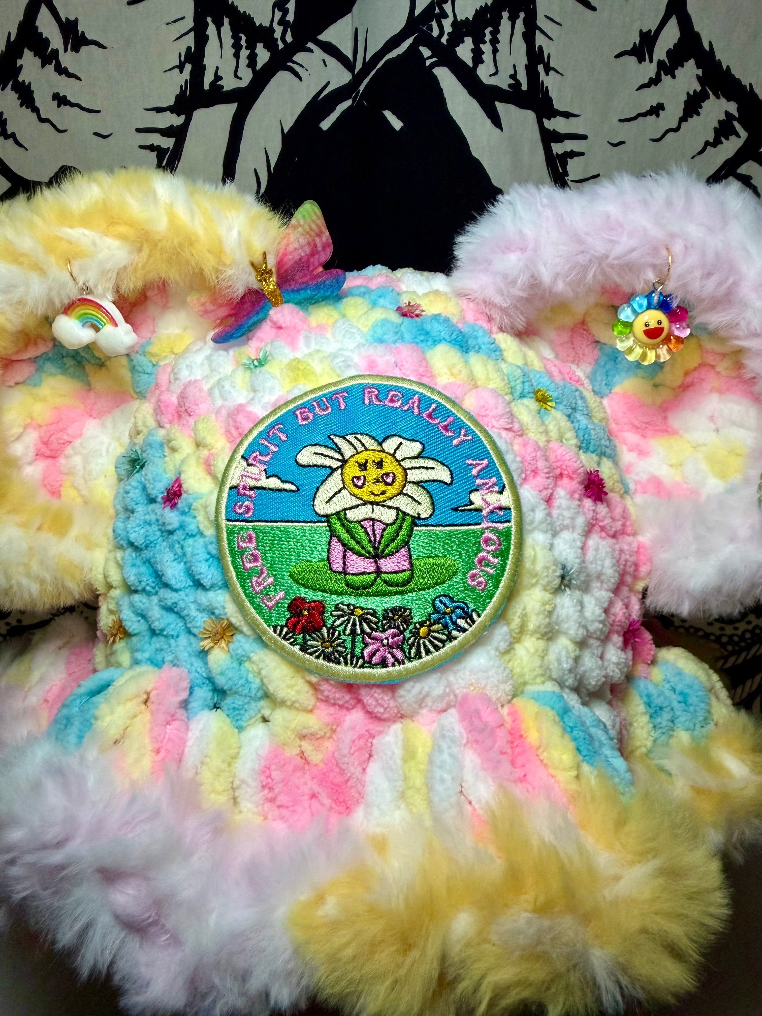 Flower Tie Dye Bucket Hat