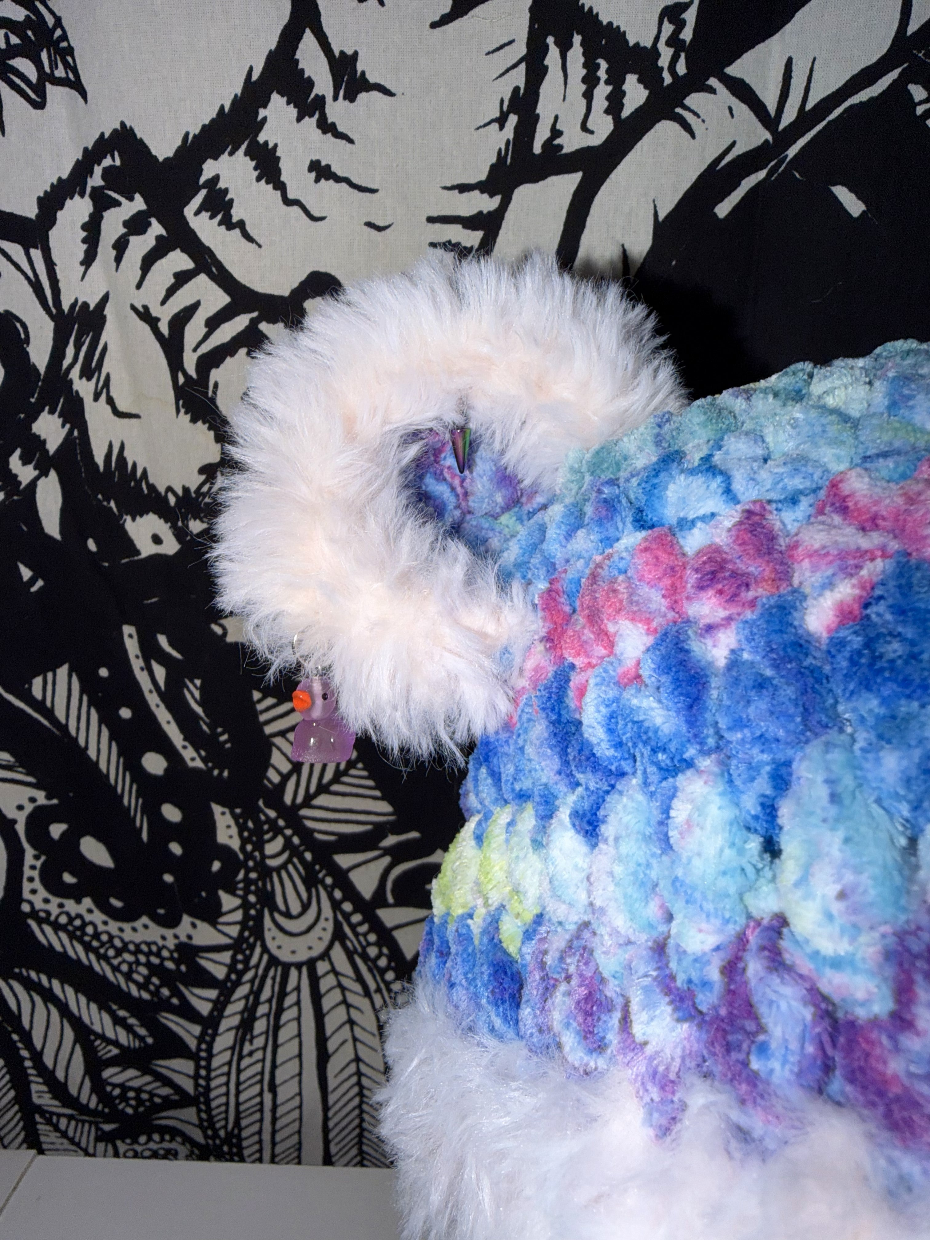 Inzo Beanie w/Pink Fur