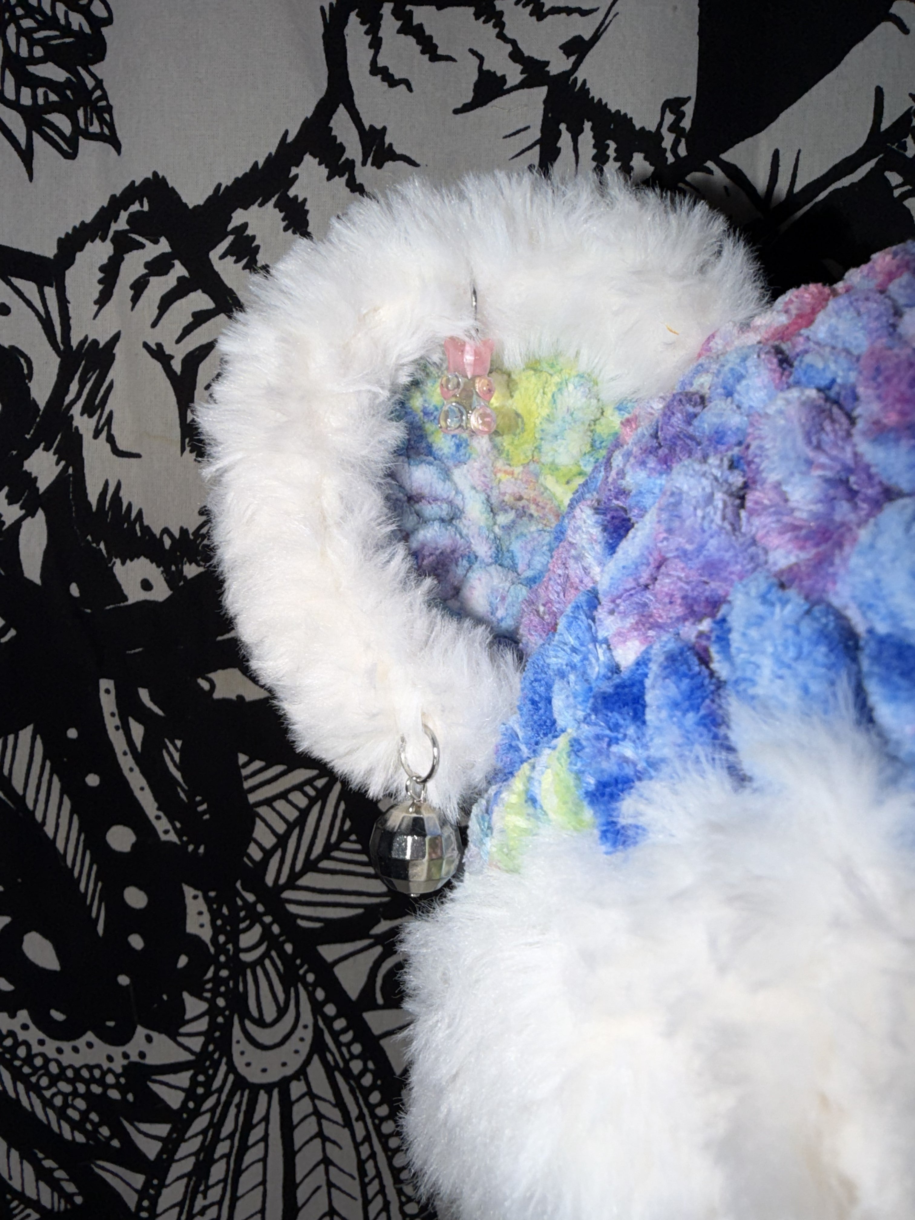 Inzo Beanie w/White Fur