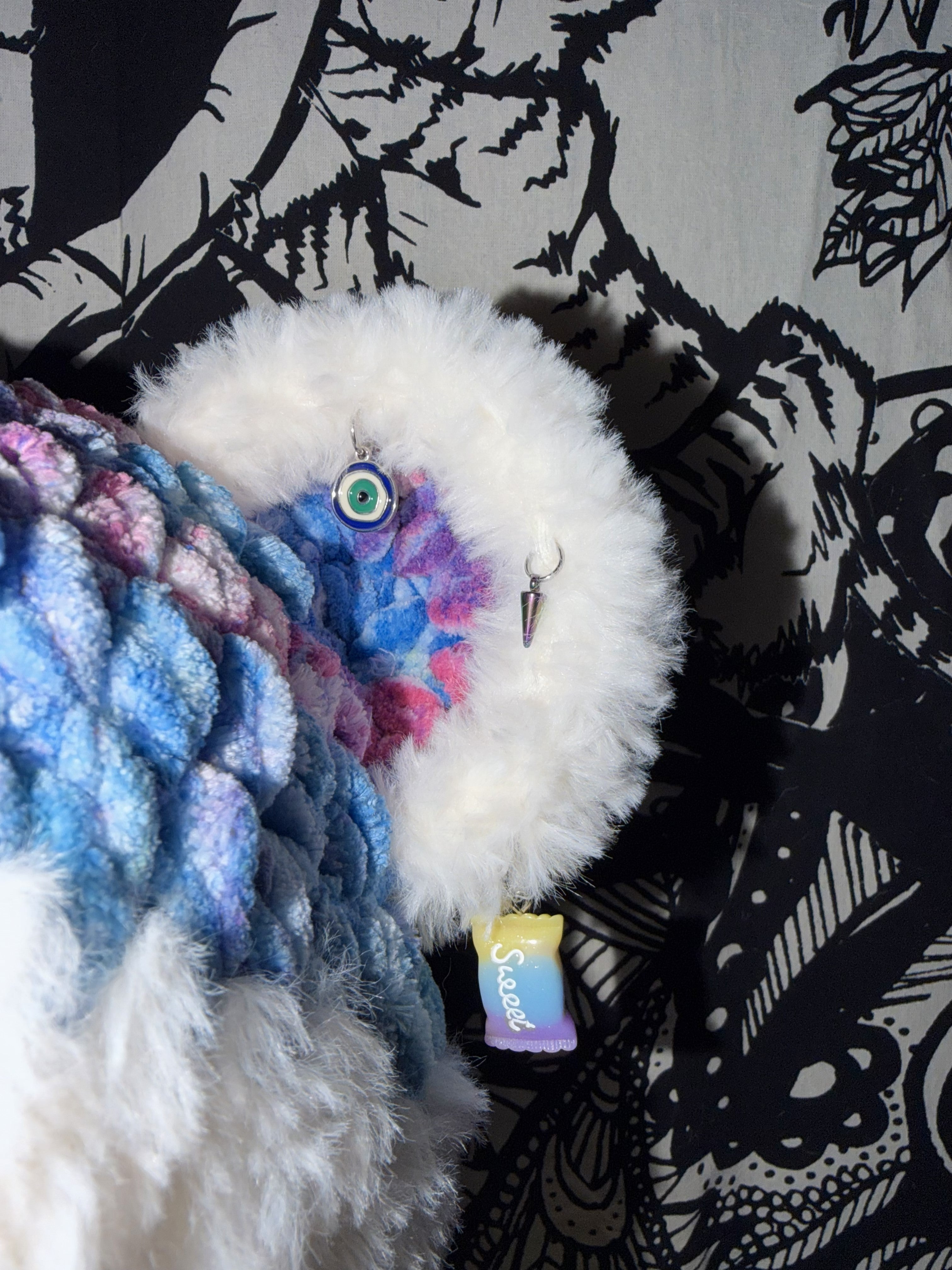 Inzo Beanie w/White Fur