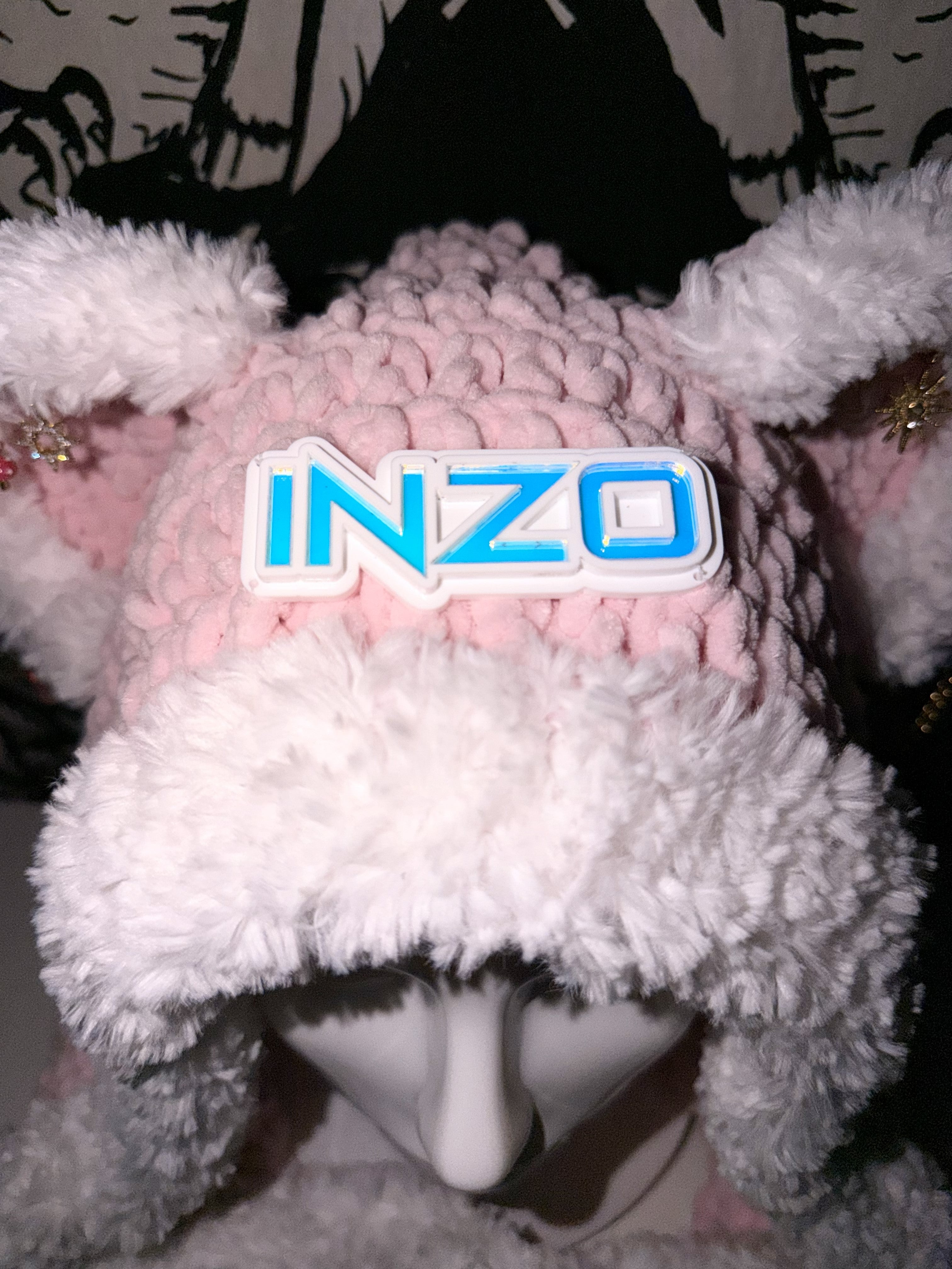Inzo Pink Bear XL Hood