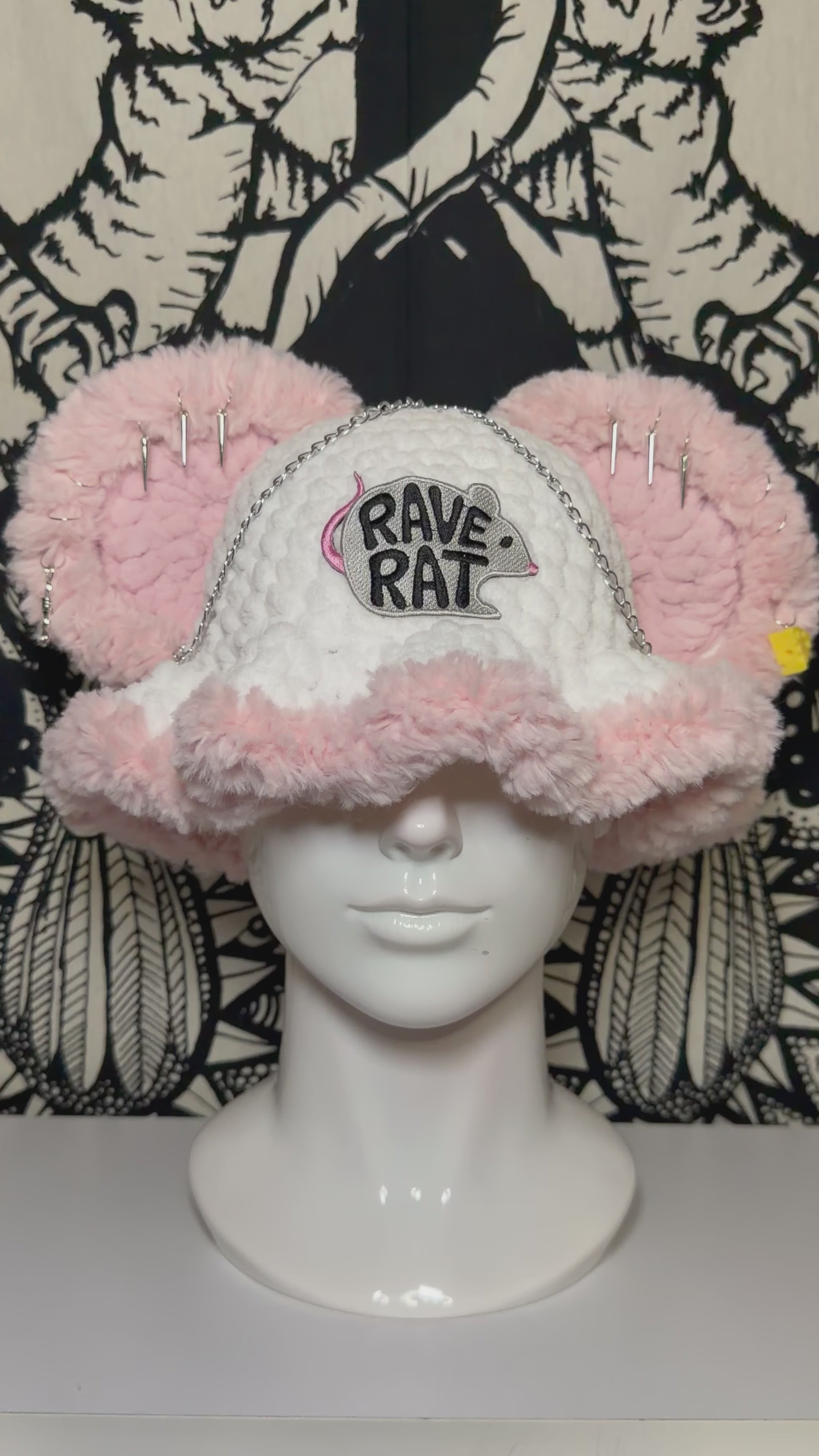 Rave Rat Hat (Stash Ears)