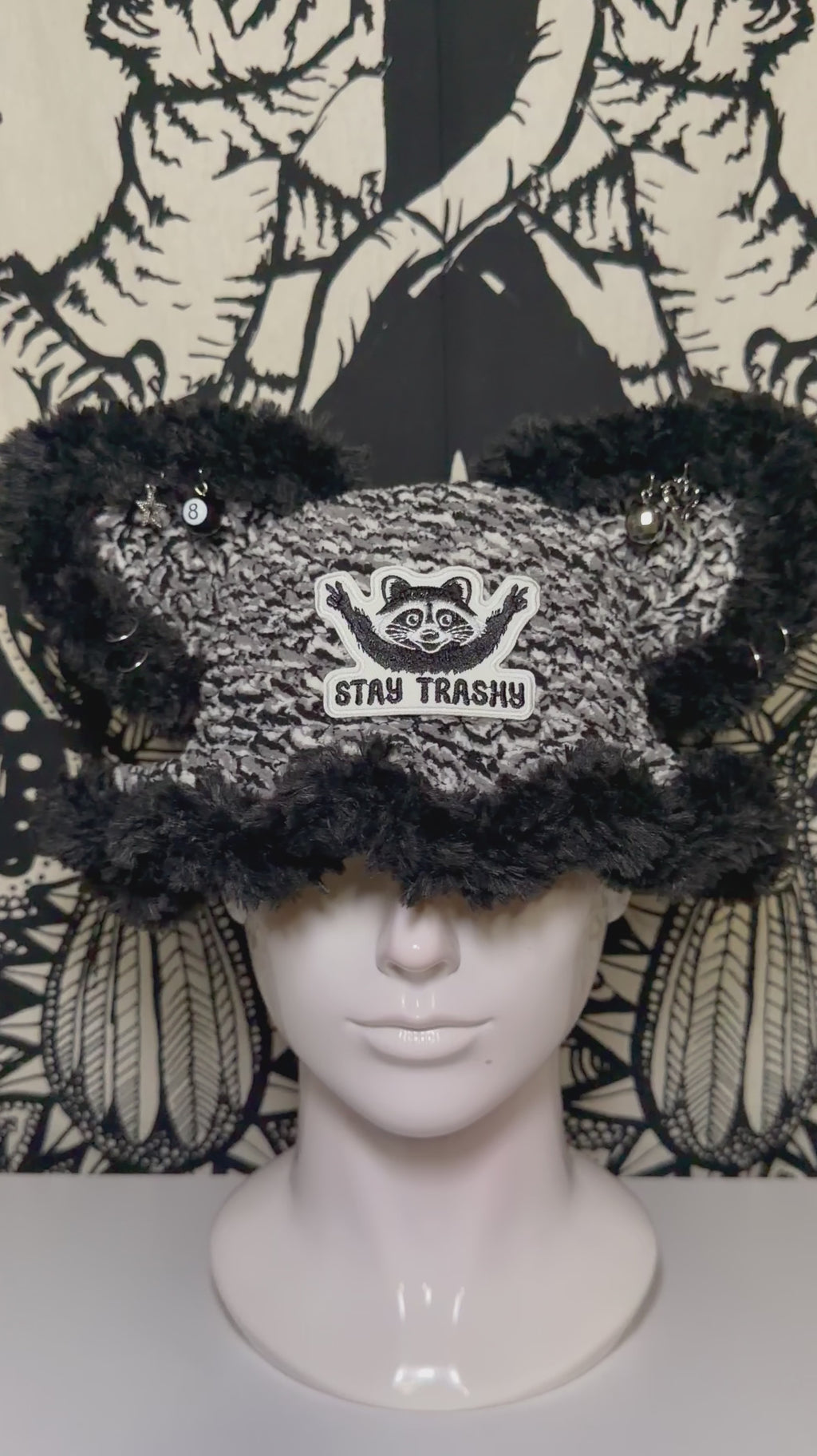 Stay Trashy Racoon Hat