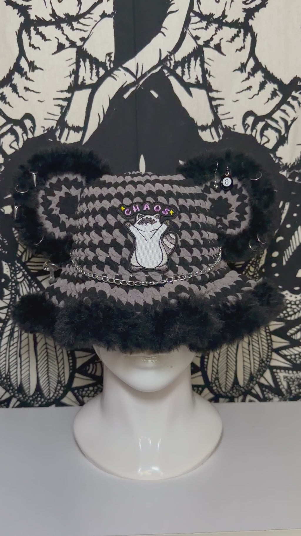 Chaos Racoon Bucket Hat