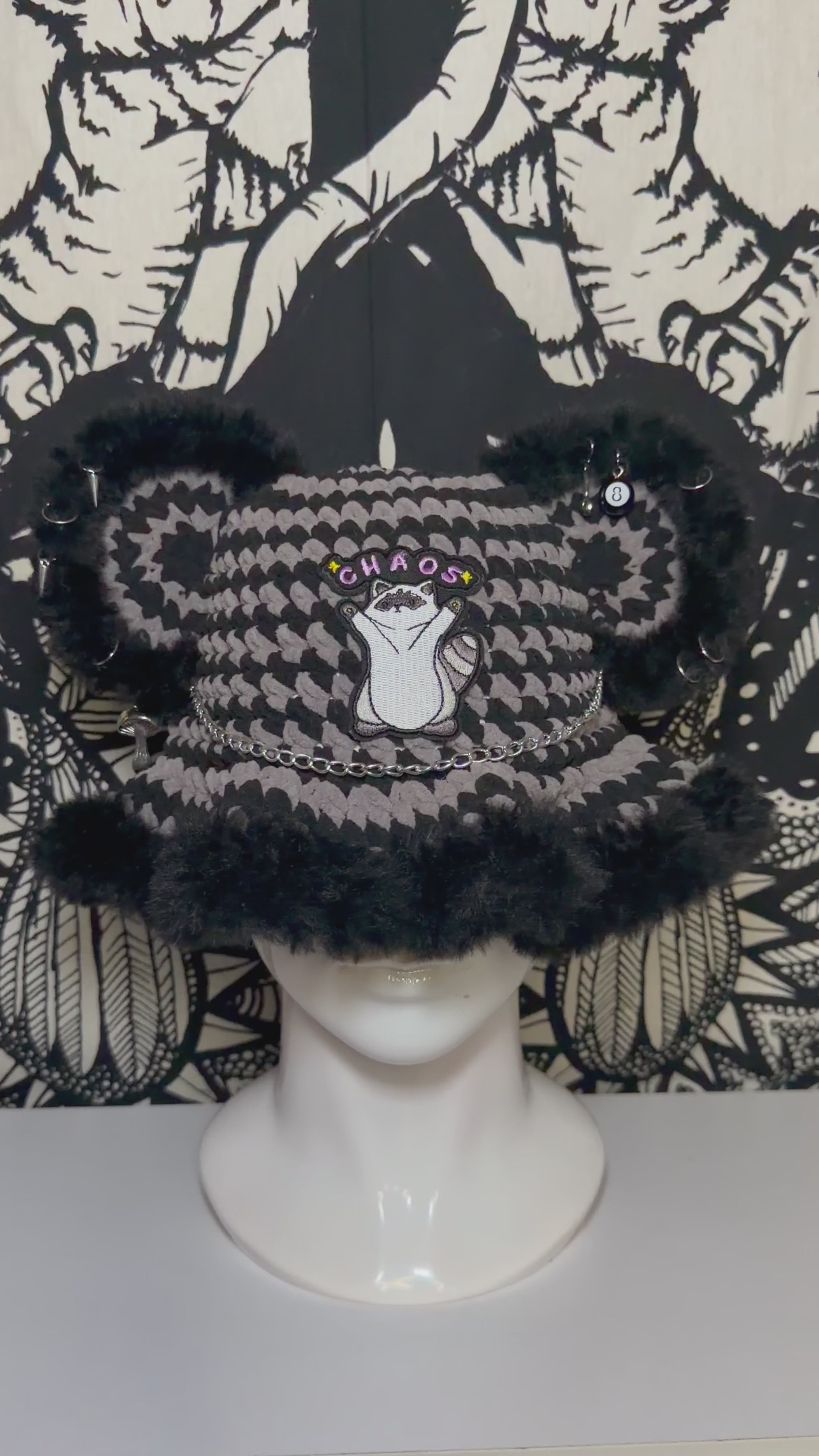 Chaos Racoon Bucket Hat