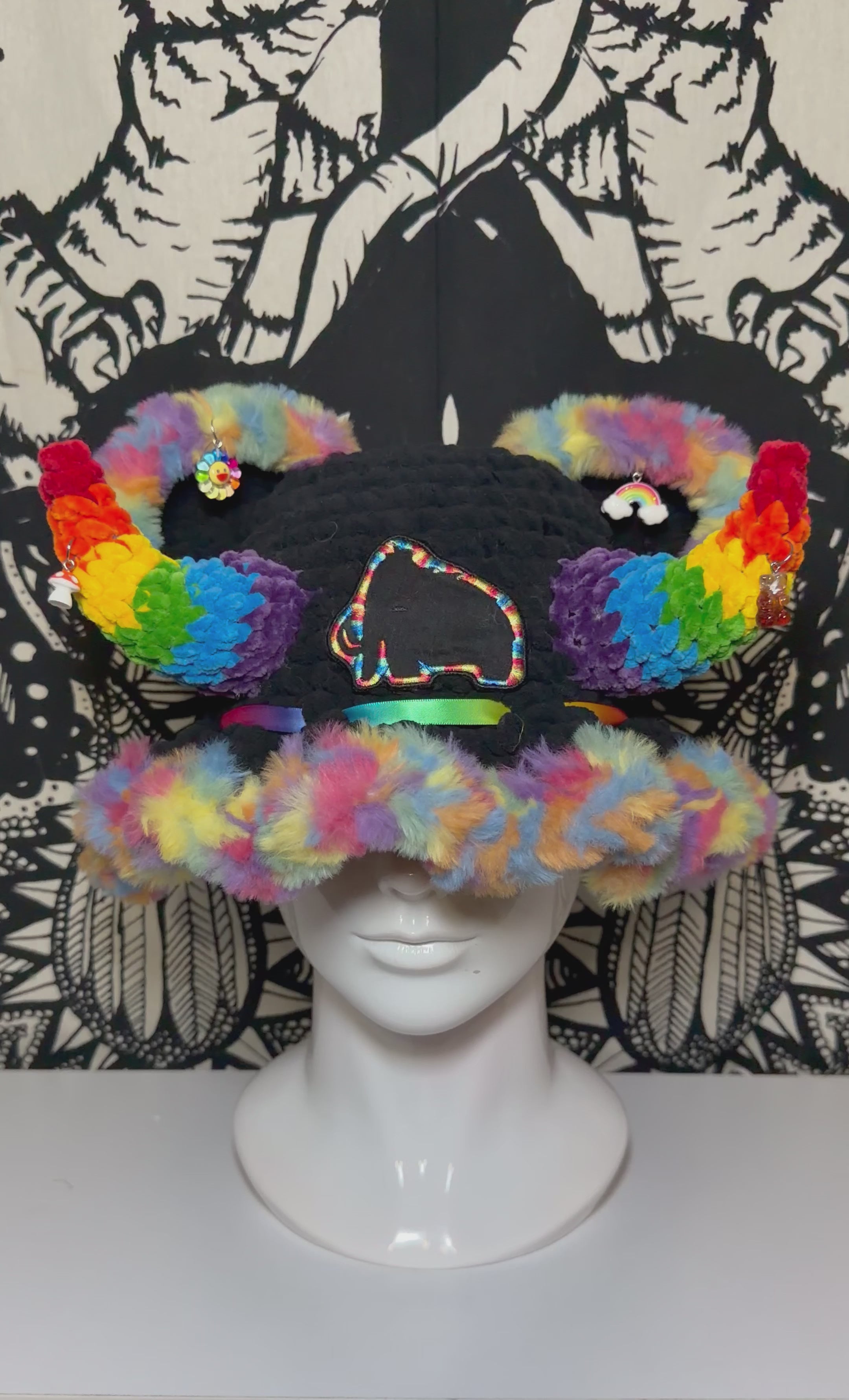 Rainbow Wooli Hat