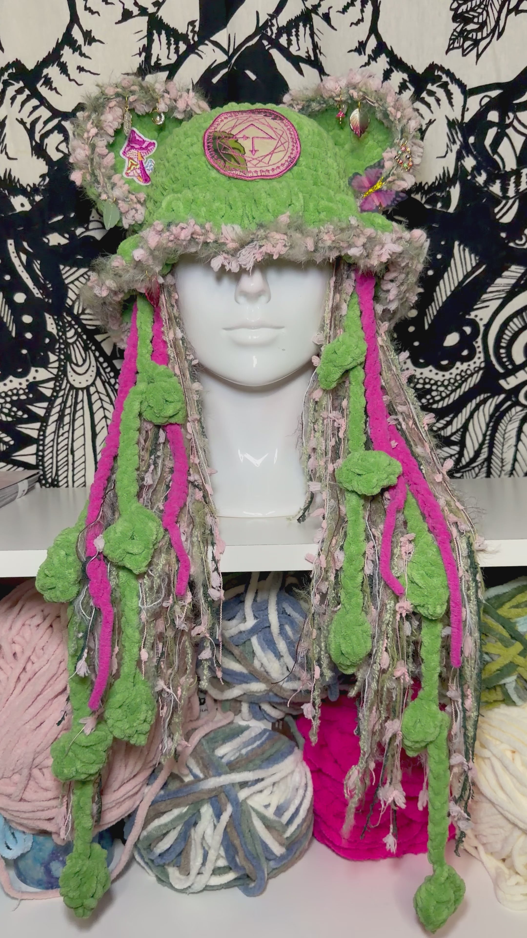 Of the Trees Pink Forest Hat