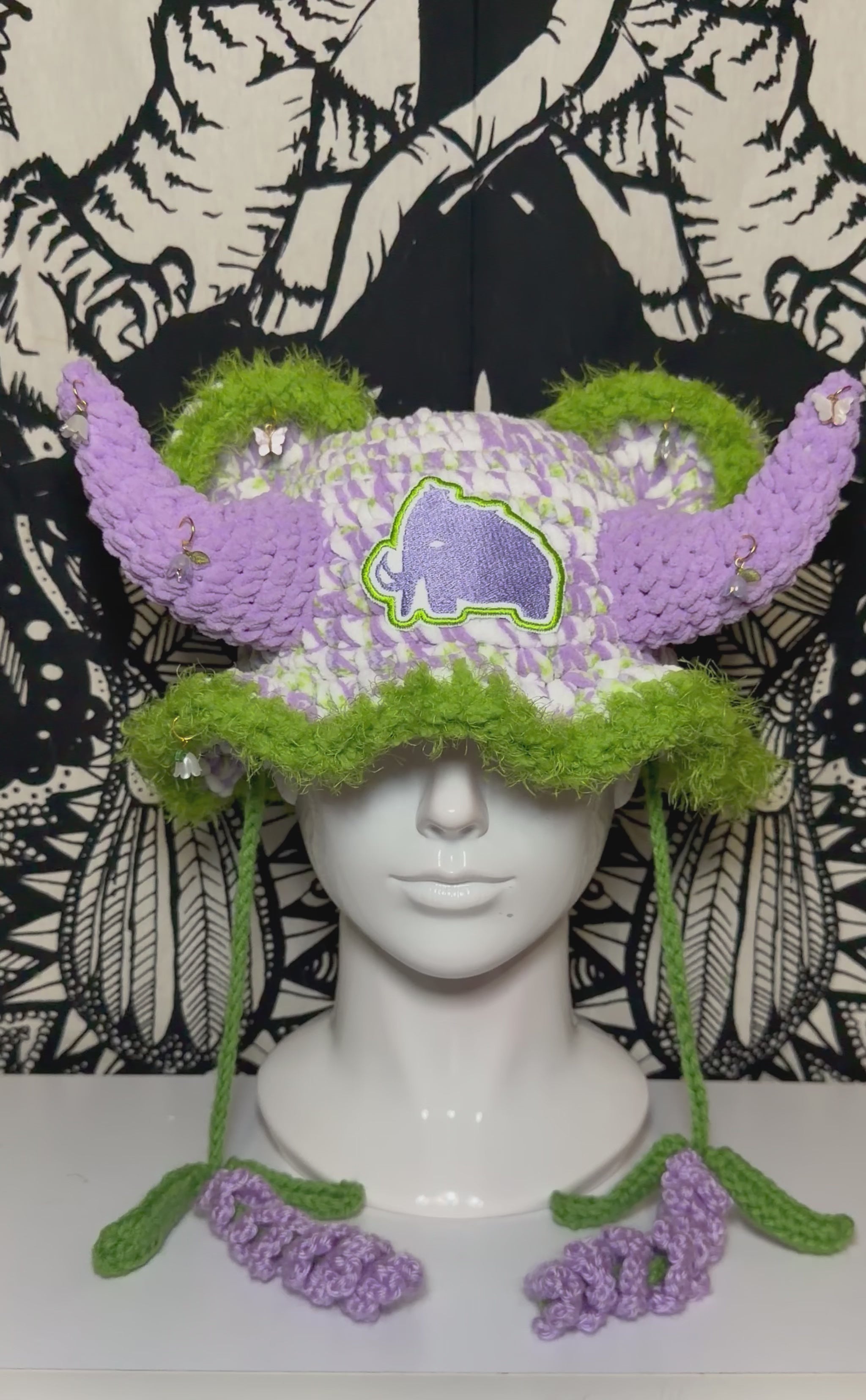 Lavender Wooli Hat