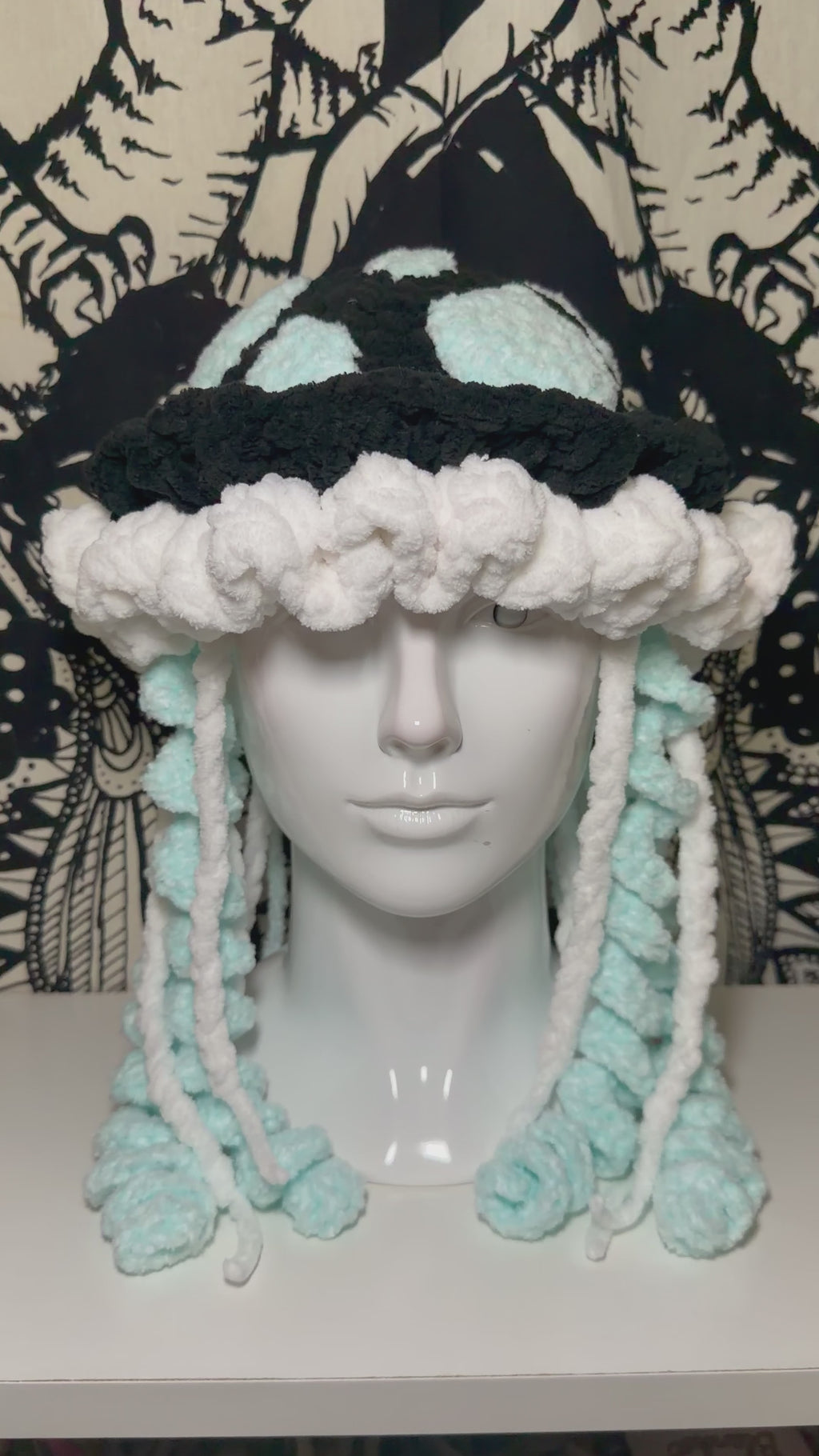 Glow in the Dark Mushy Jelly Hat