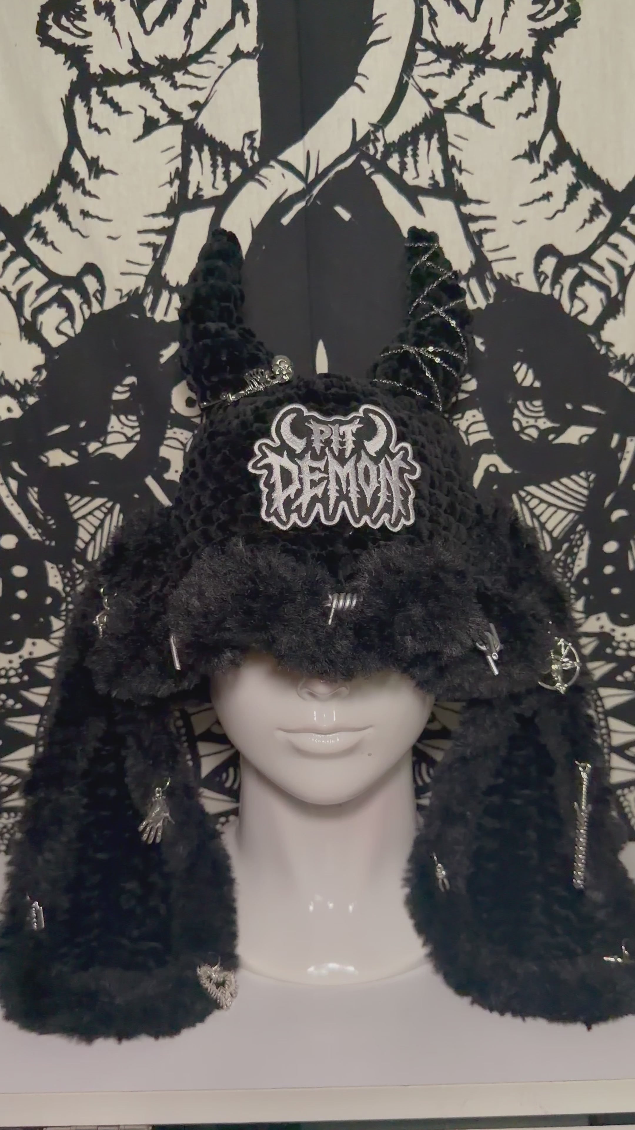 Midnight Bunny Pit Demon Hat
