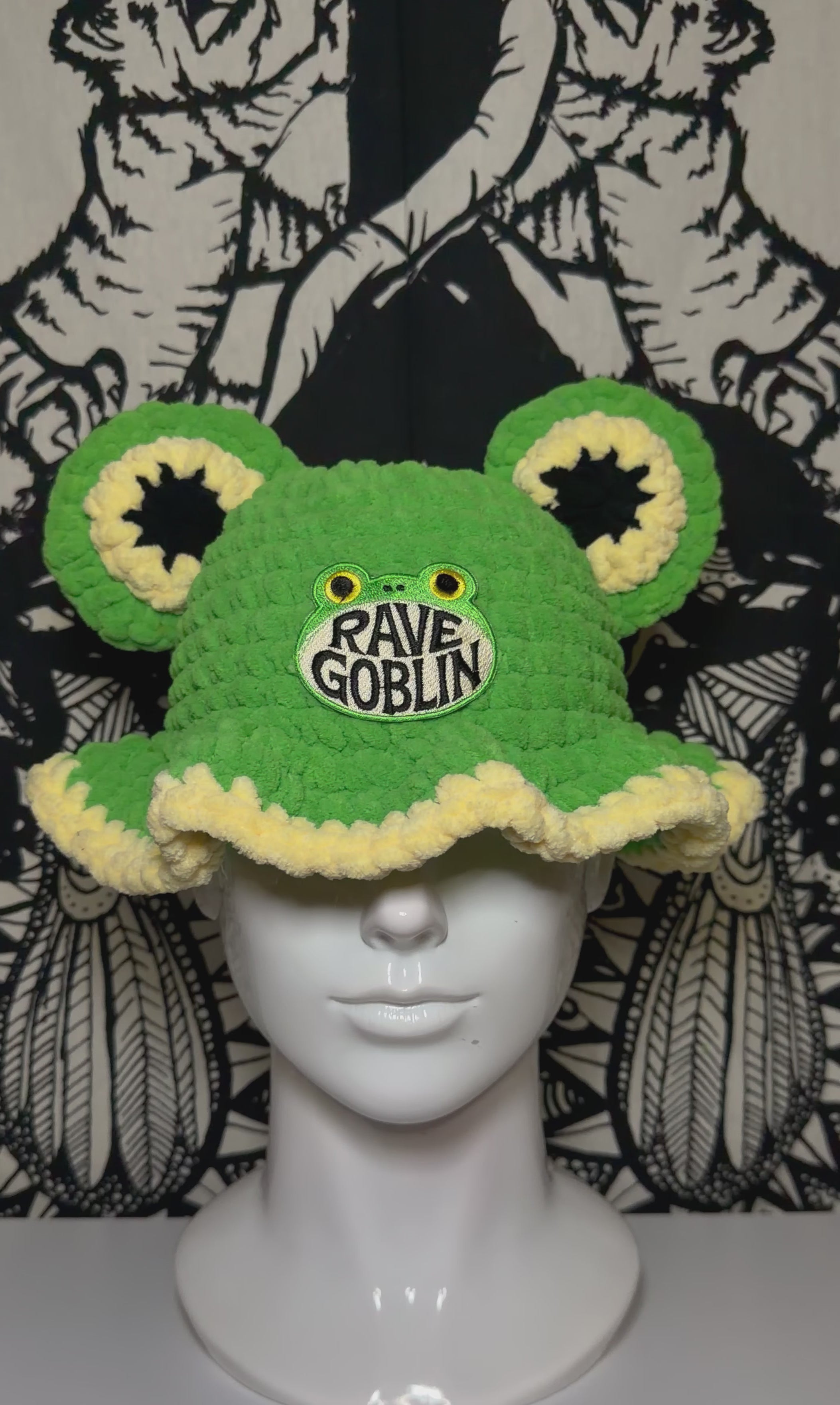 Rave Goblin Froggy Hat