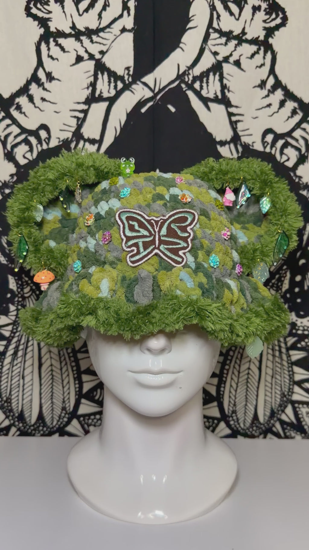 Griz Butterfly Bucket Hat