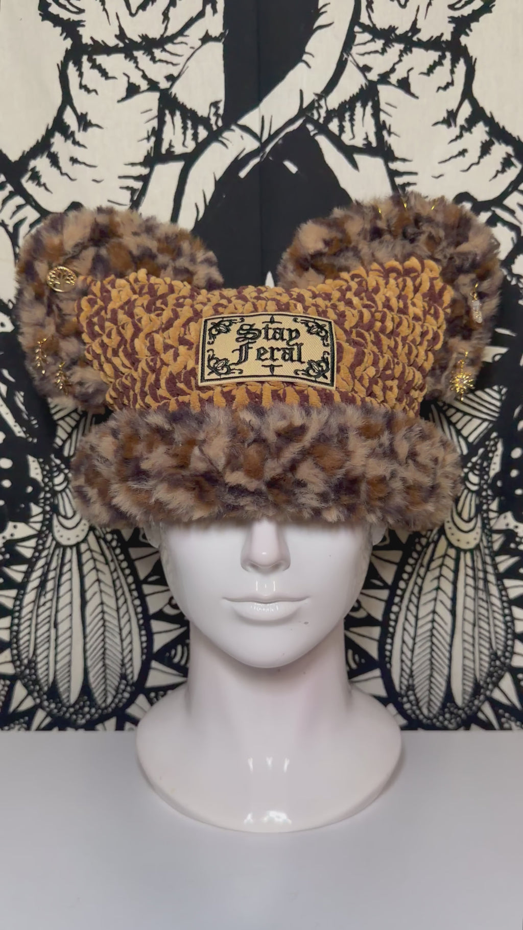 Stay Feral Cat Beanie