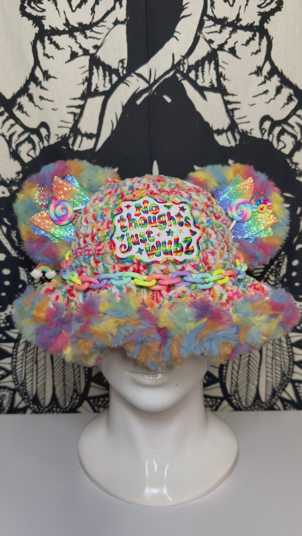 Rainbow Wubz Hat