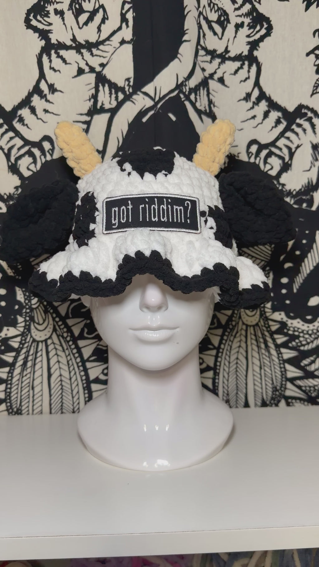 Riddim Cow Bucket Hat