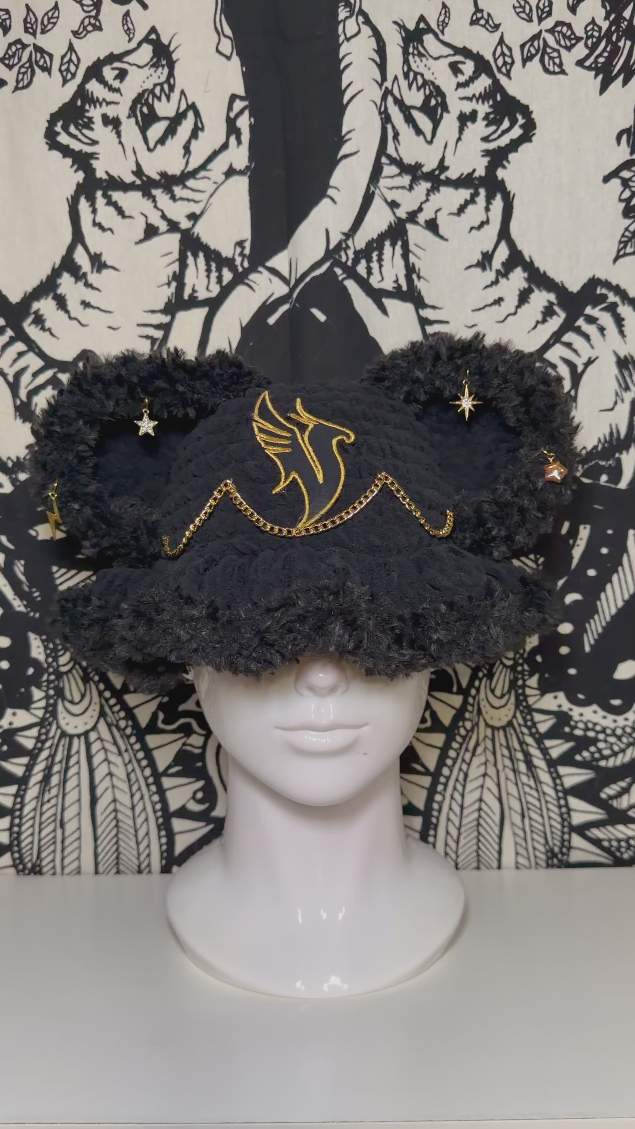 Illenium Black and Gold Bucket Hat