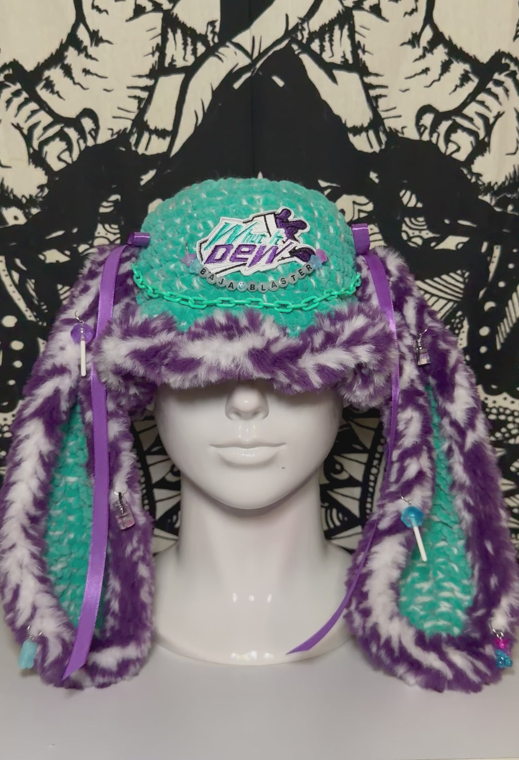 What It Dew Mtn Dew Bunny Hat