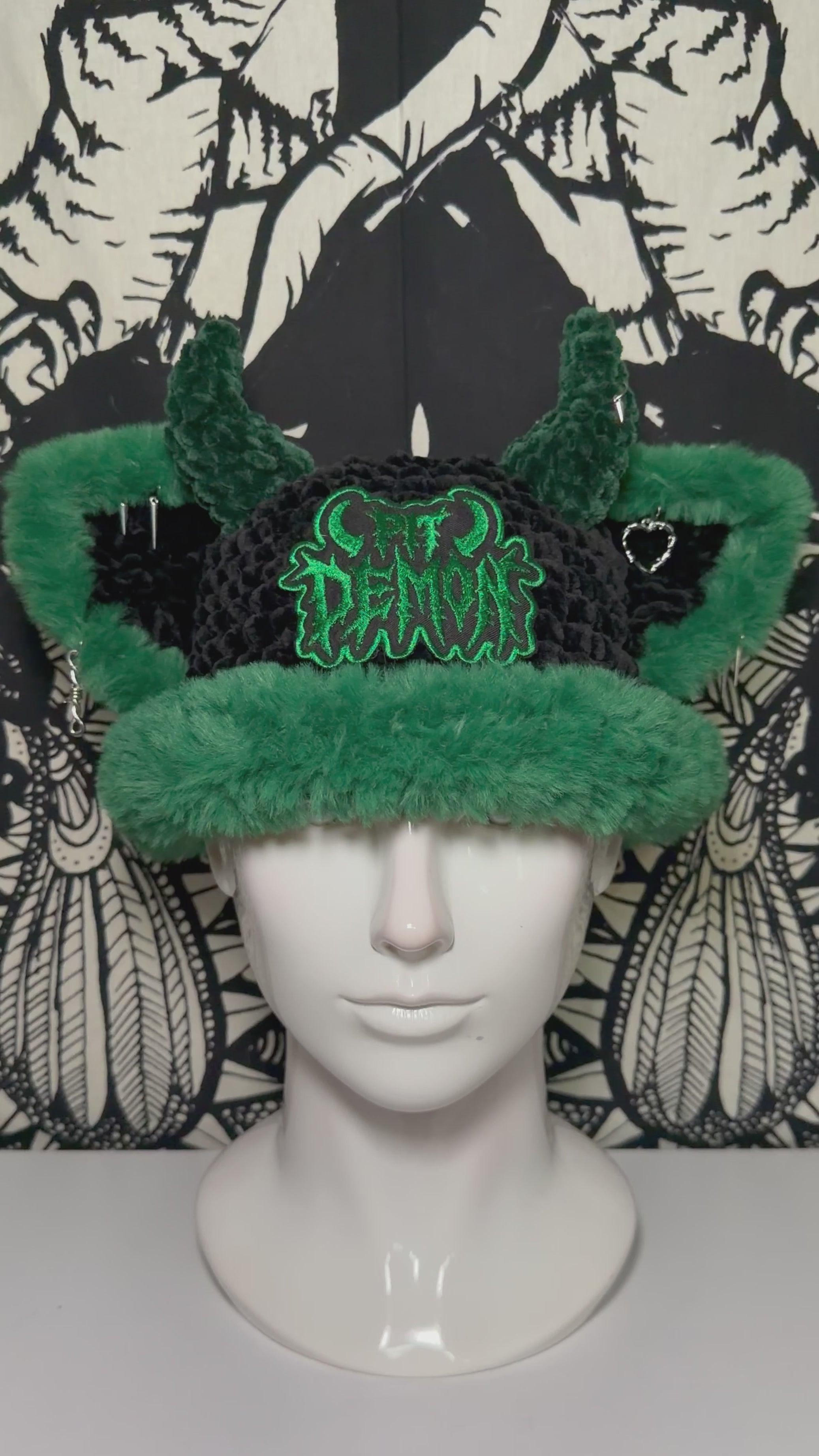 Pit Demon Kitty Beanie