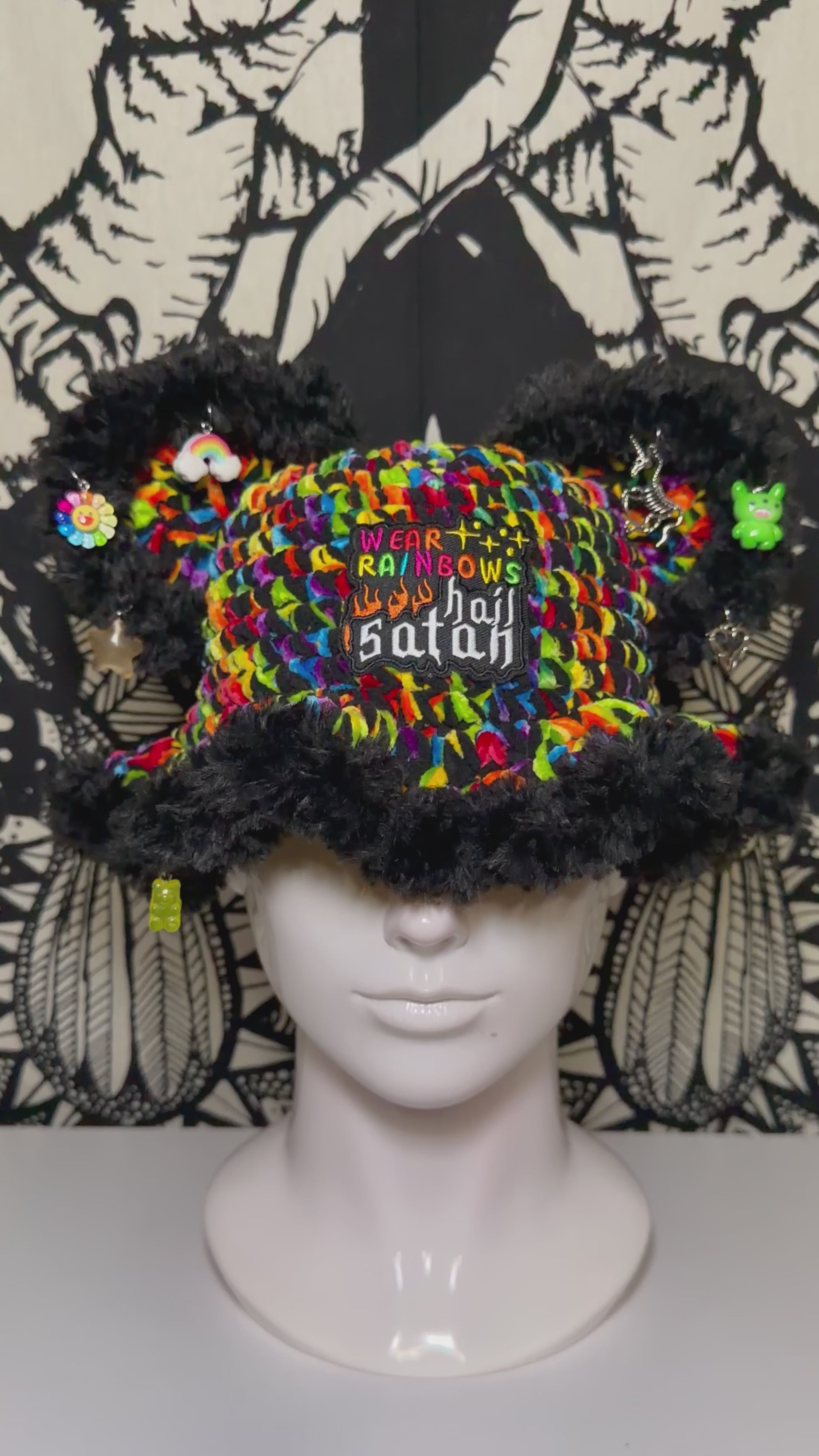 Rainbow Satan Bucket Hat